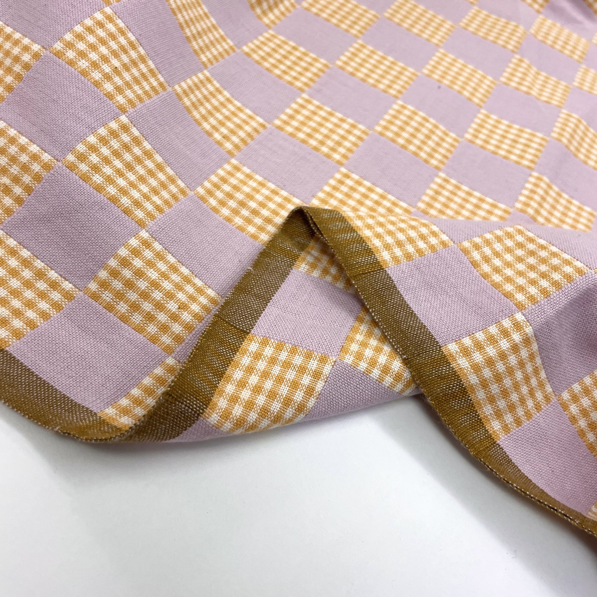Hey Sew Sister - Ametrine Check from Checkmate by Fableism - Check Gingham Cotton Fabric 4.jpeg