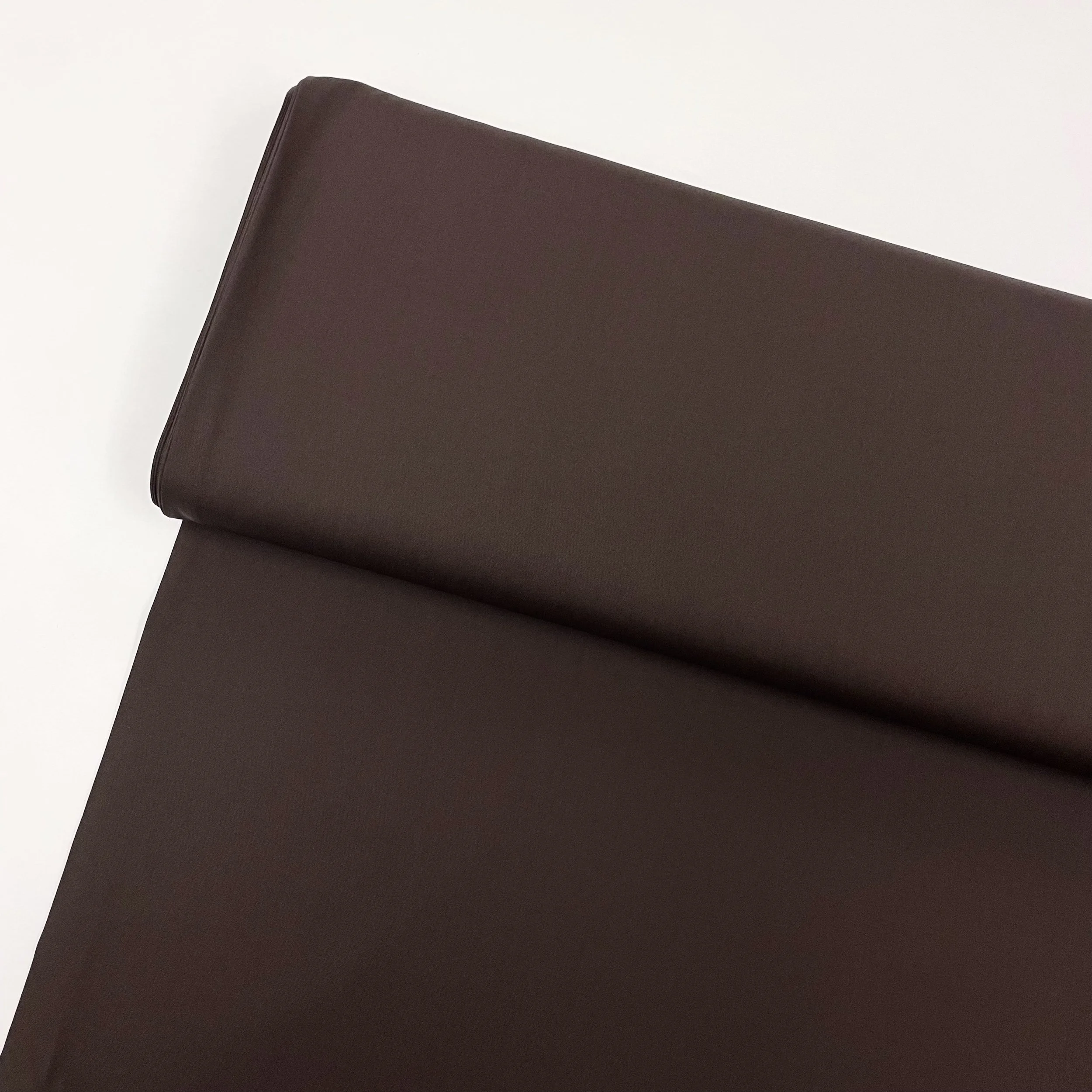 Hey Sew Sister - GOTS Organic Cotton Candy - Lightweight Cotton Fabric for Sewing Dressmaking - Dark Cherry Chocolate Brown 1.jpeg