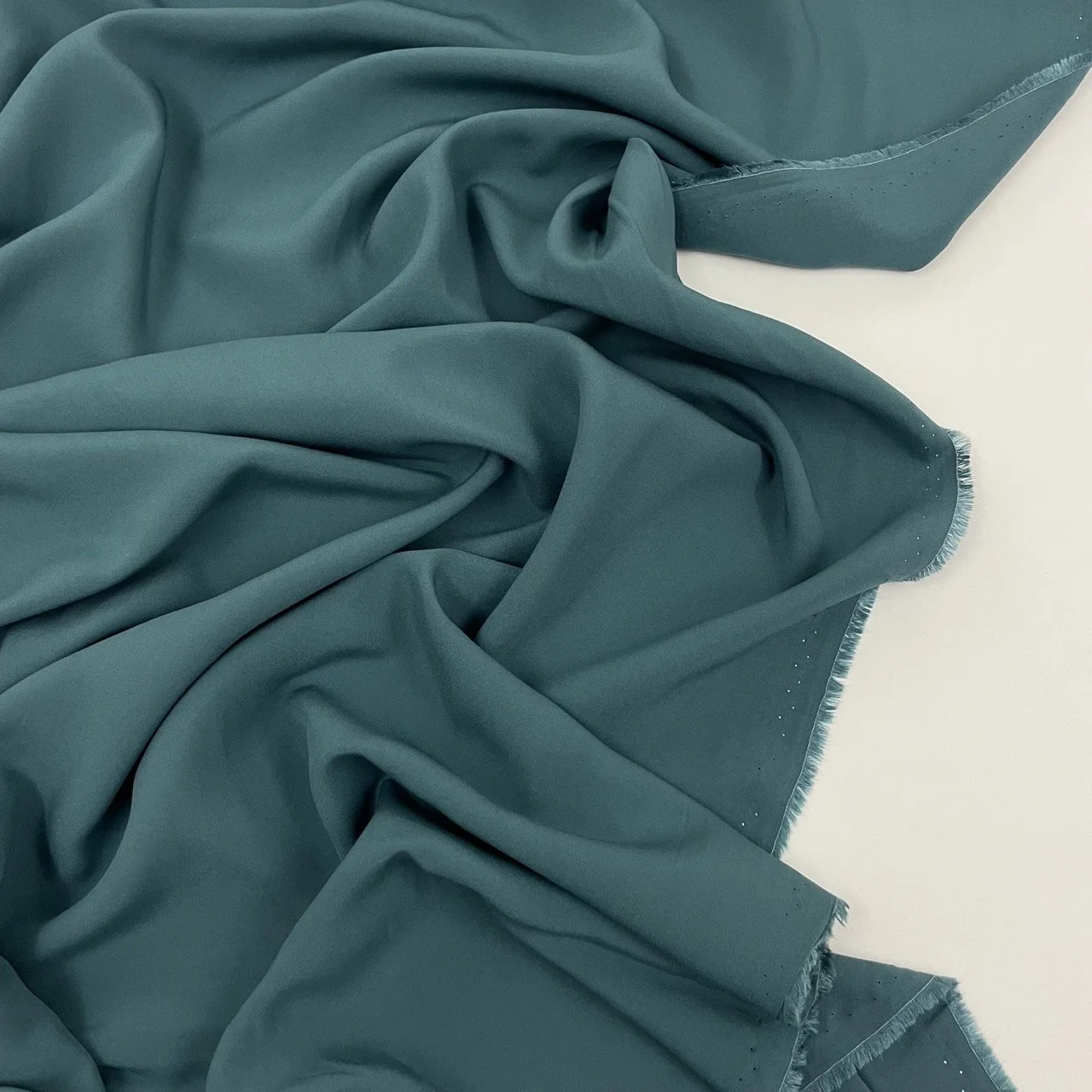 Hey Sew Sister - Lenzing EcoVero viscose - eco friendly viscose fabric - Dark Cyan 1.jpeg