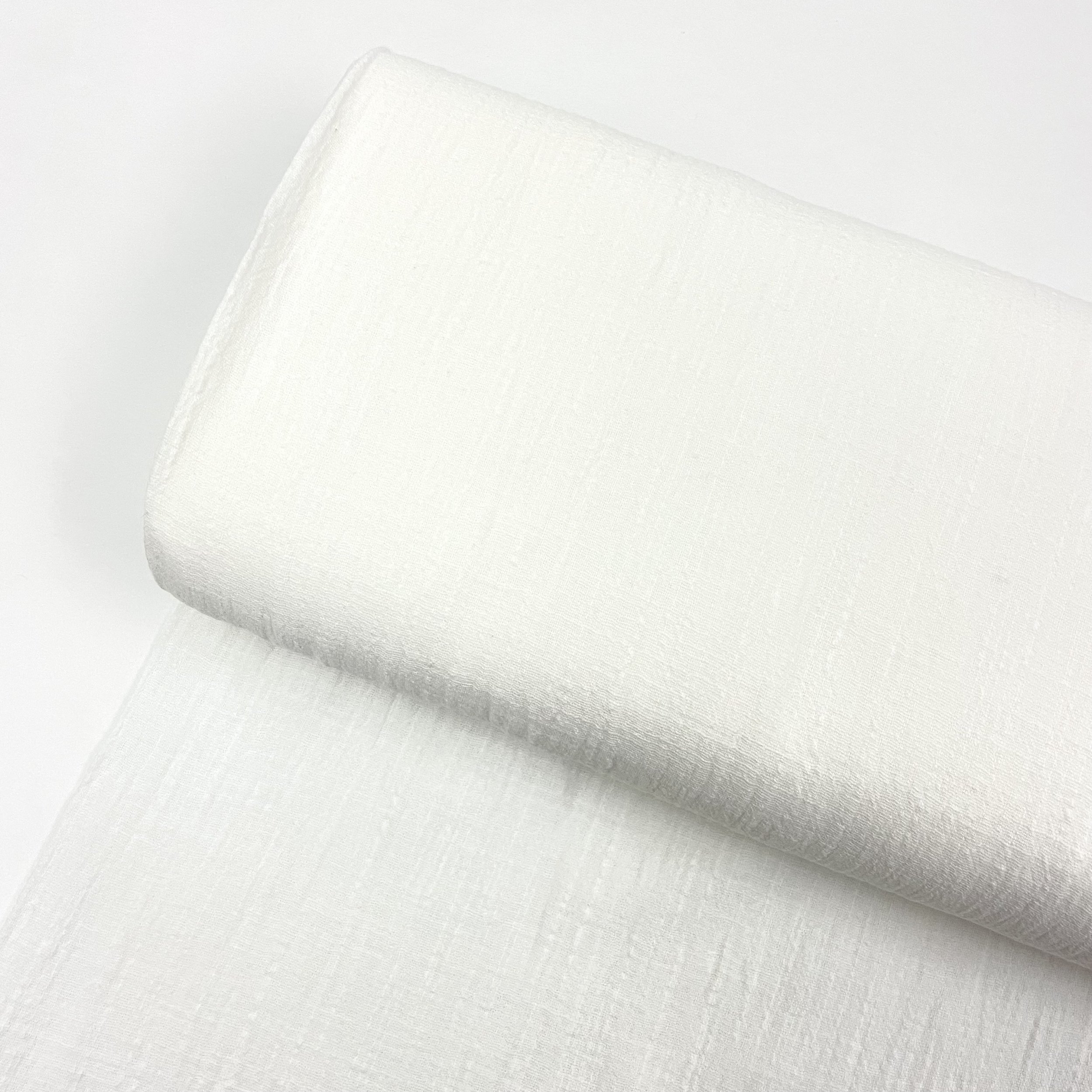Hey Sew Sister - Lightweight Slub Cotton Fabric - White 1.jpeg
