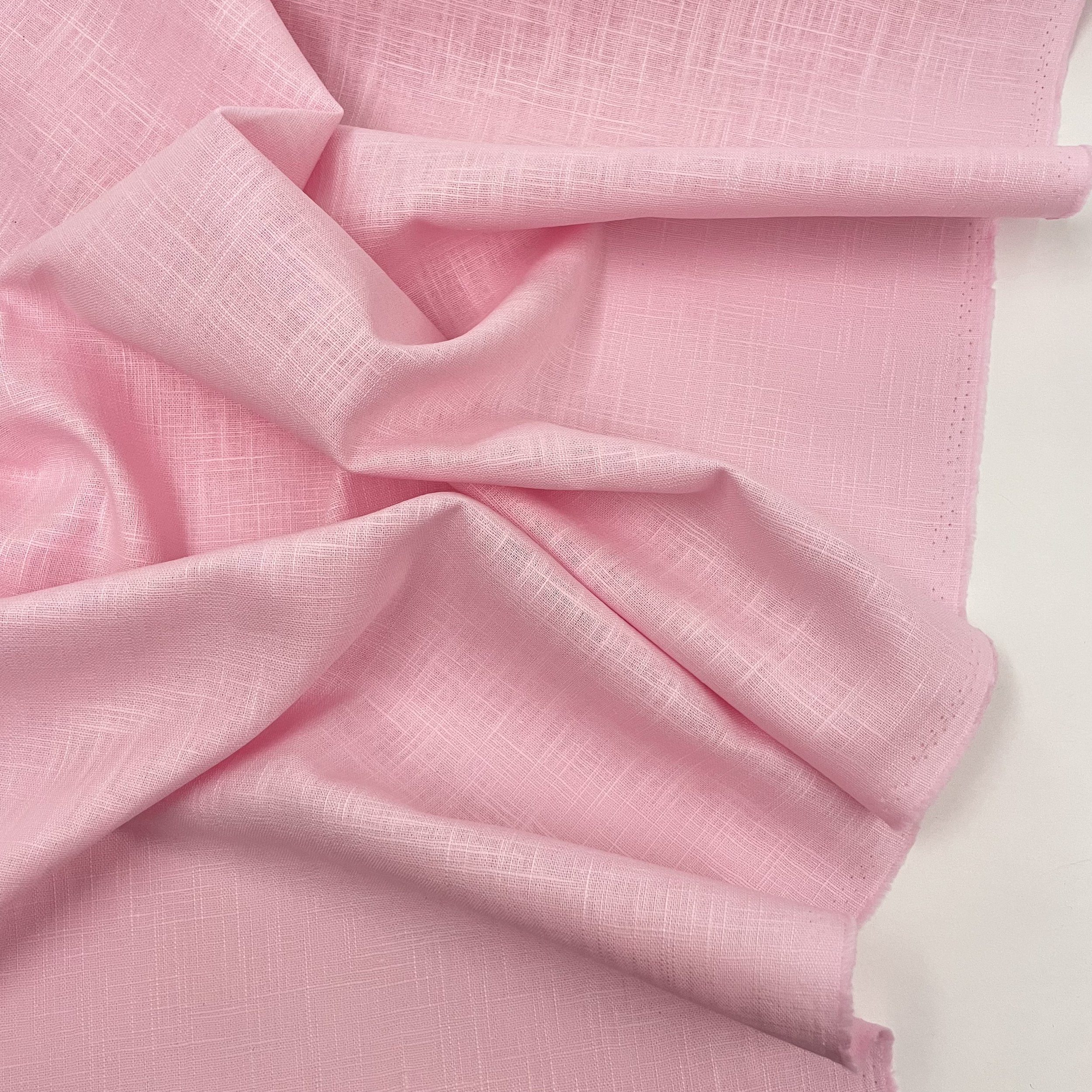 Hey Sew Sister - Linen - Candyfloss Pink Linen Fabric 2.jpeg