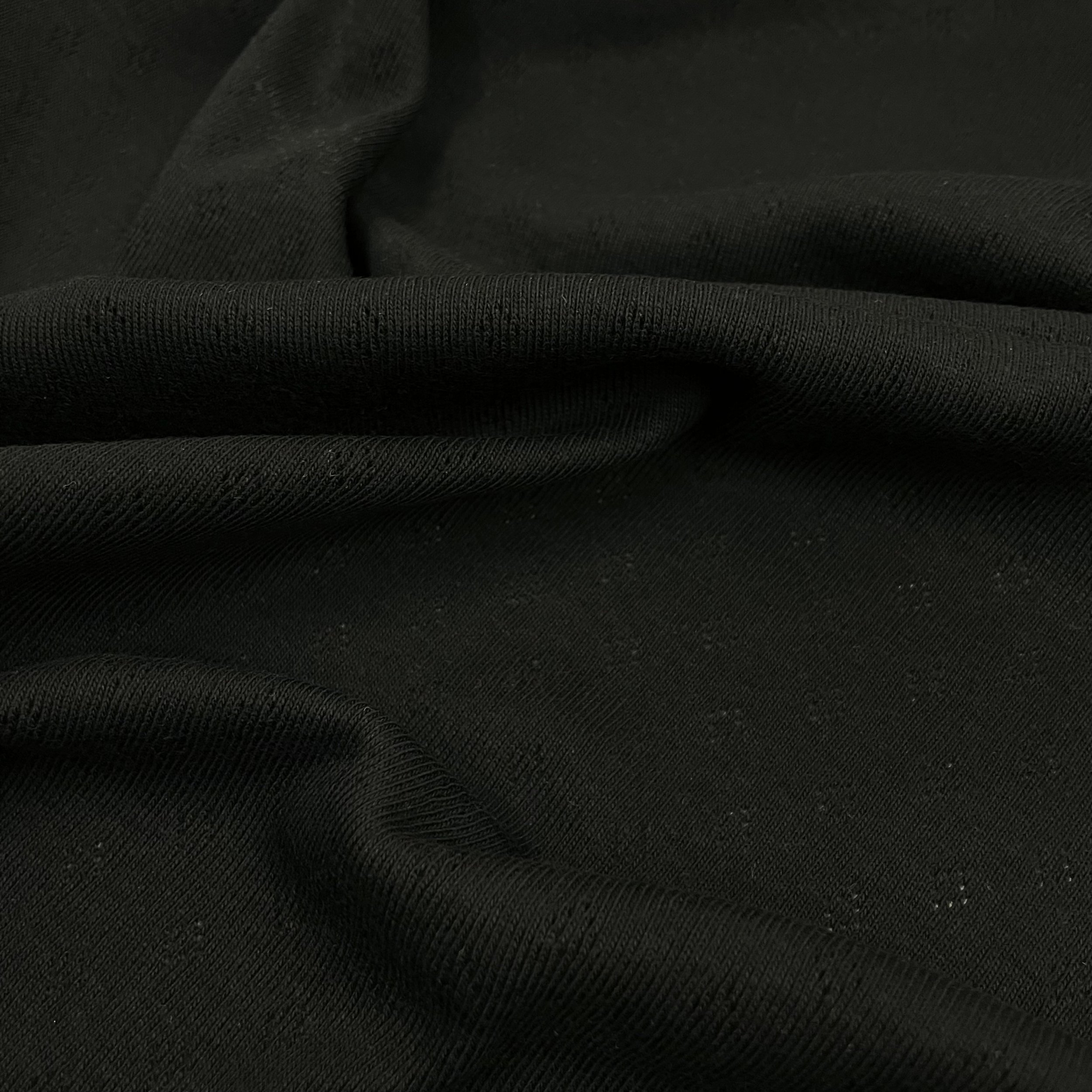 Hey Sew Sister - Black Cotton Pointelle Fabric 3.jpeg