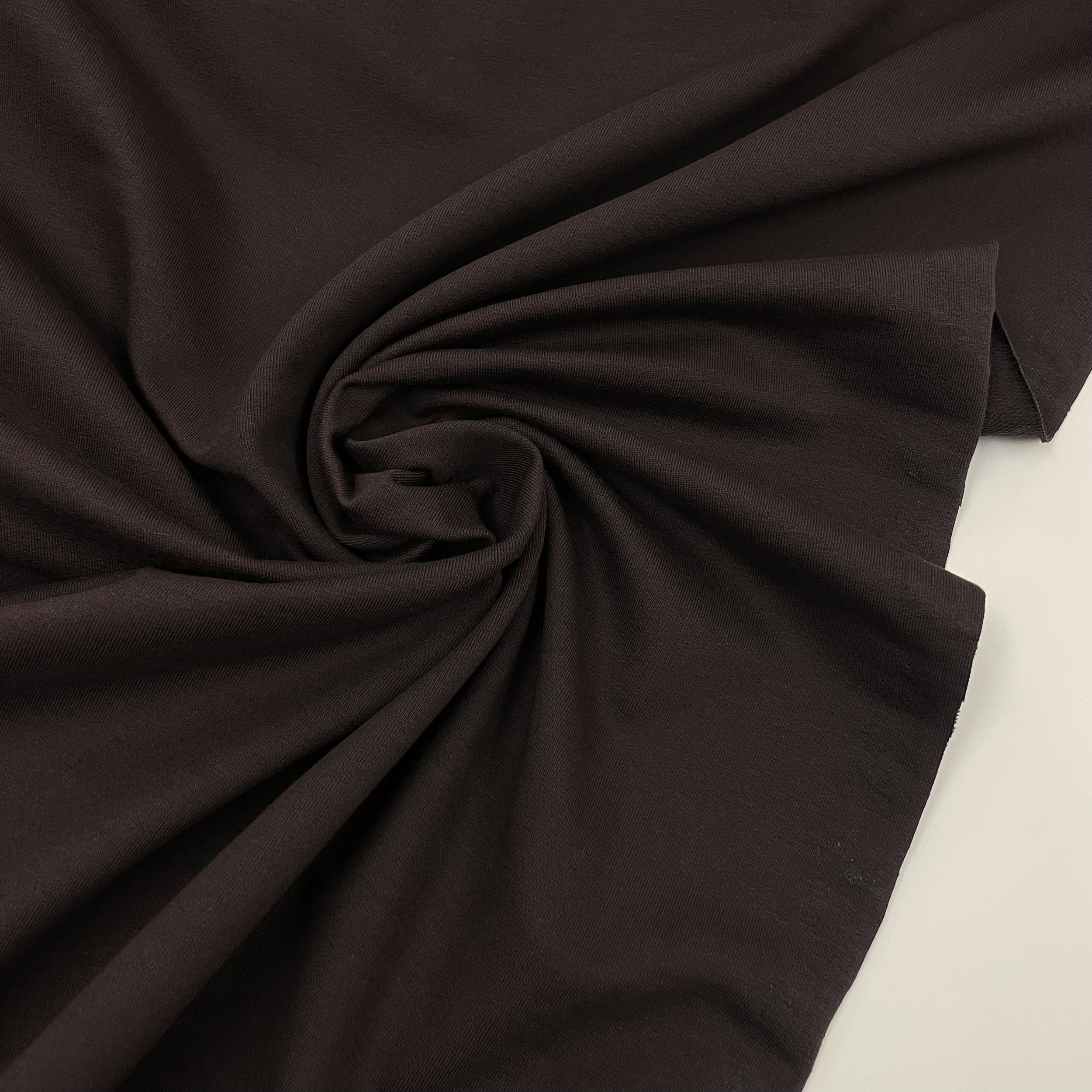 Hey Sew Sister - Soft Sundays - Cotton French Terry Collection - Dark Chocolate 2.jpeg