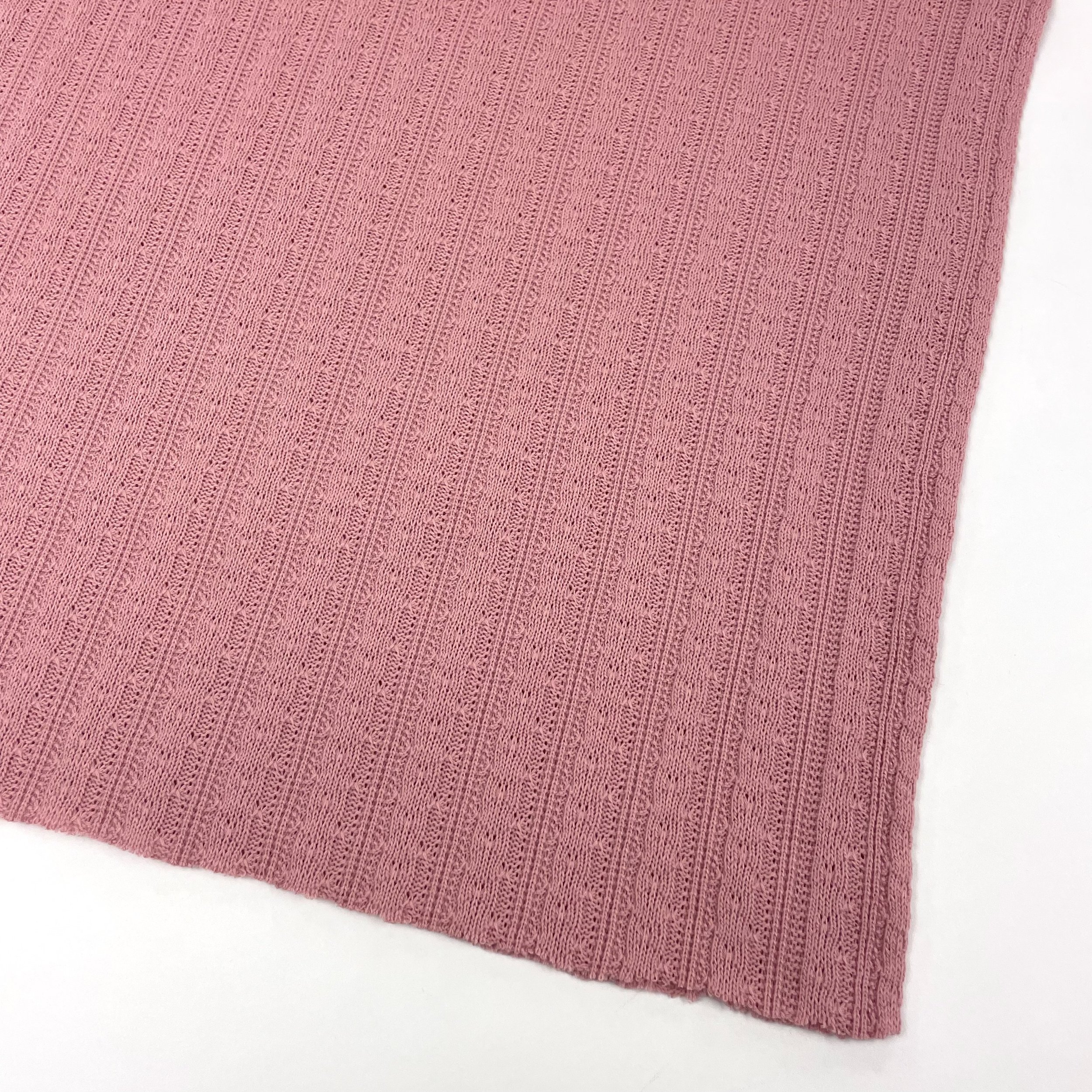 Hey Sew Sister - Deadstock Knitted Cotton Fabric - Rose Pink 1.jpeg