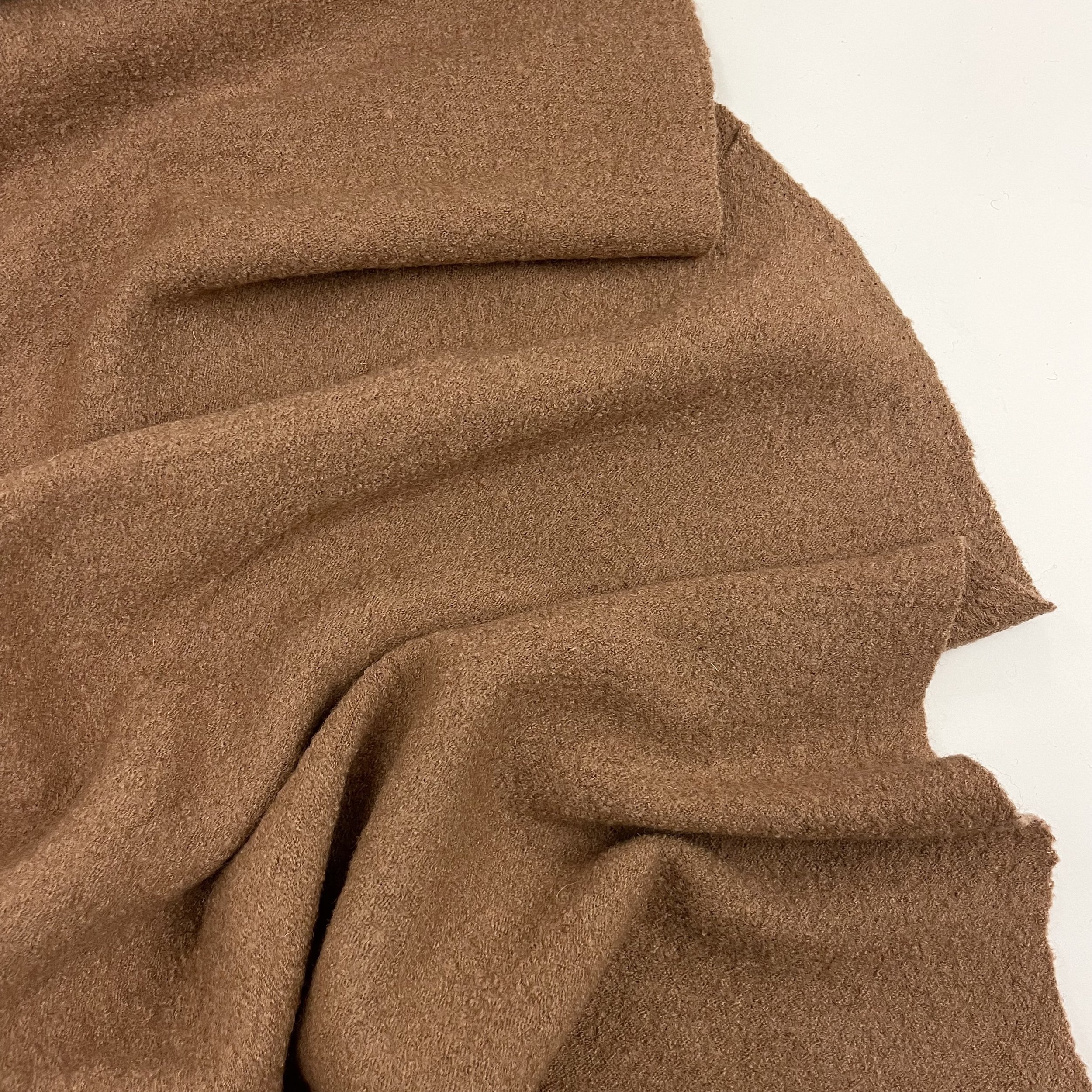 Hey Sew Sister - Wool and Viscose Blend Dress Jumper Coat Fabric - Caramel 2.jpeg