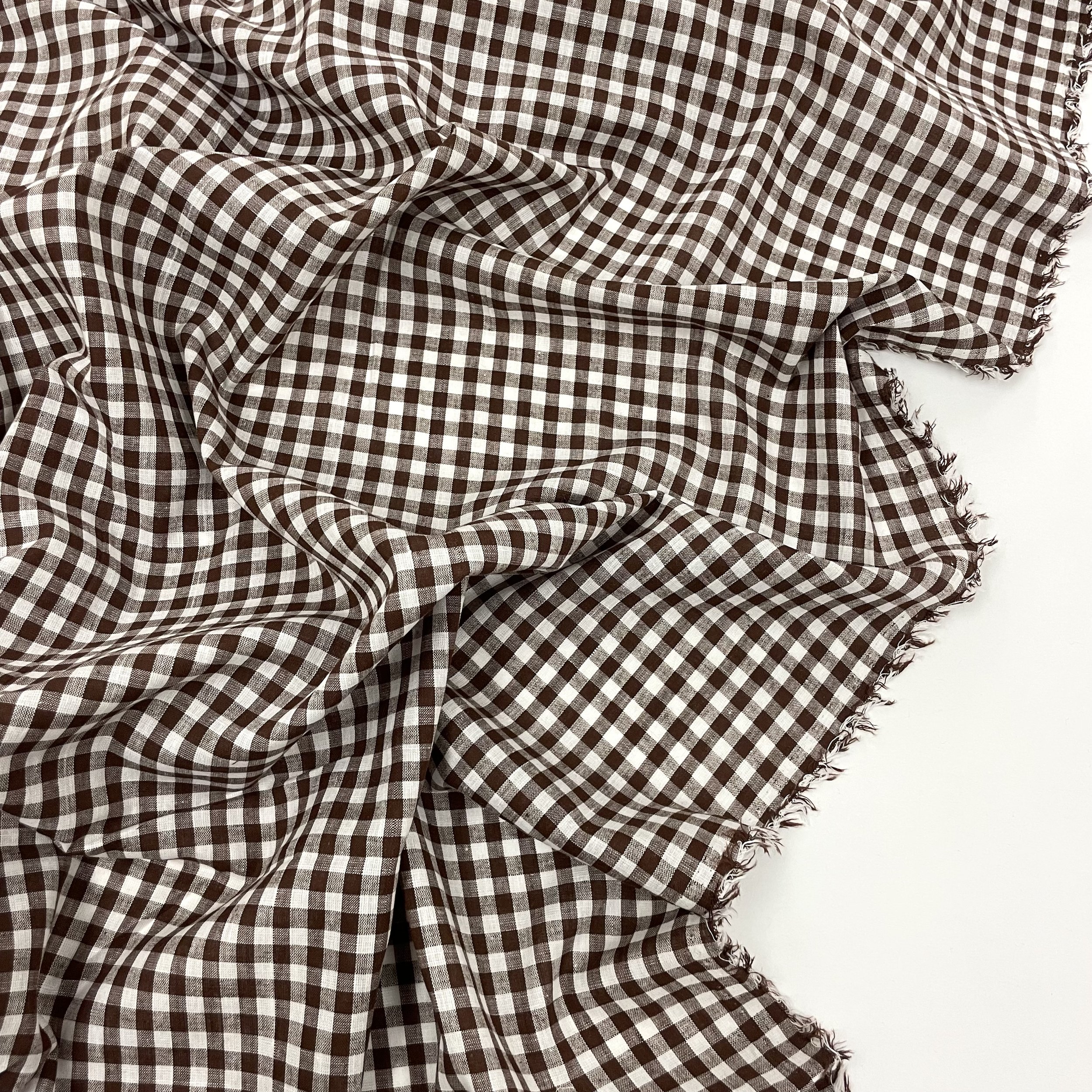 Hey Sew Sister - Cocoa Gingham - 6mm Cotton Gingham Fabric 2.jpeg