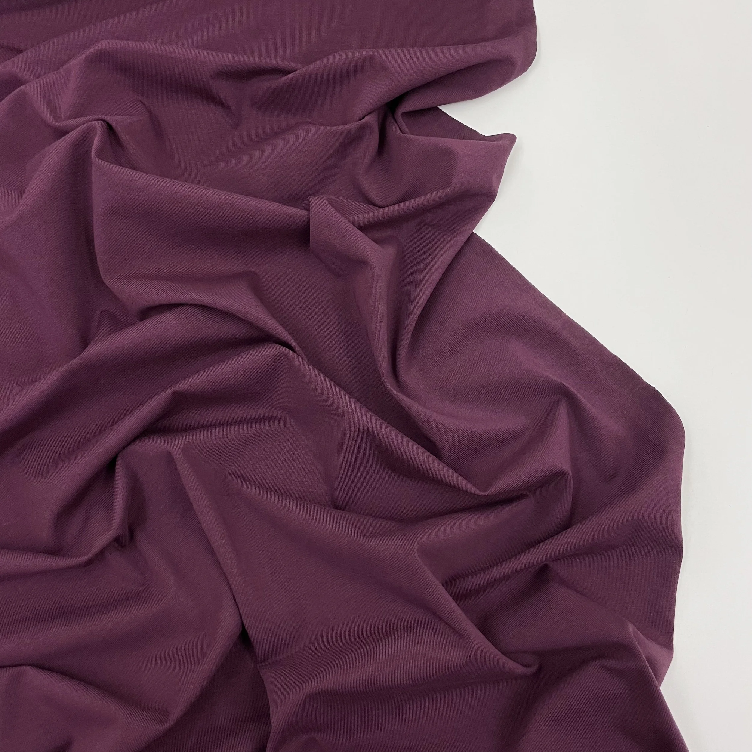 Hey Sew Sister - GOTS Certified Organic Cotton Jersey Fabric - Damson 2.jpeg