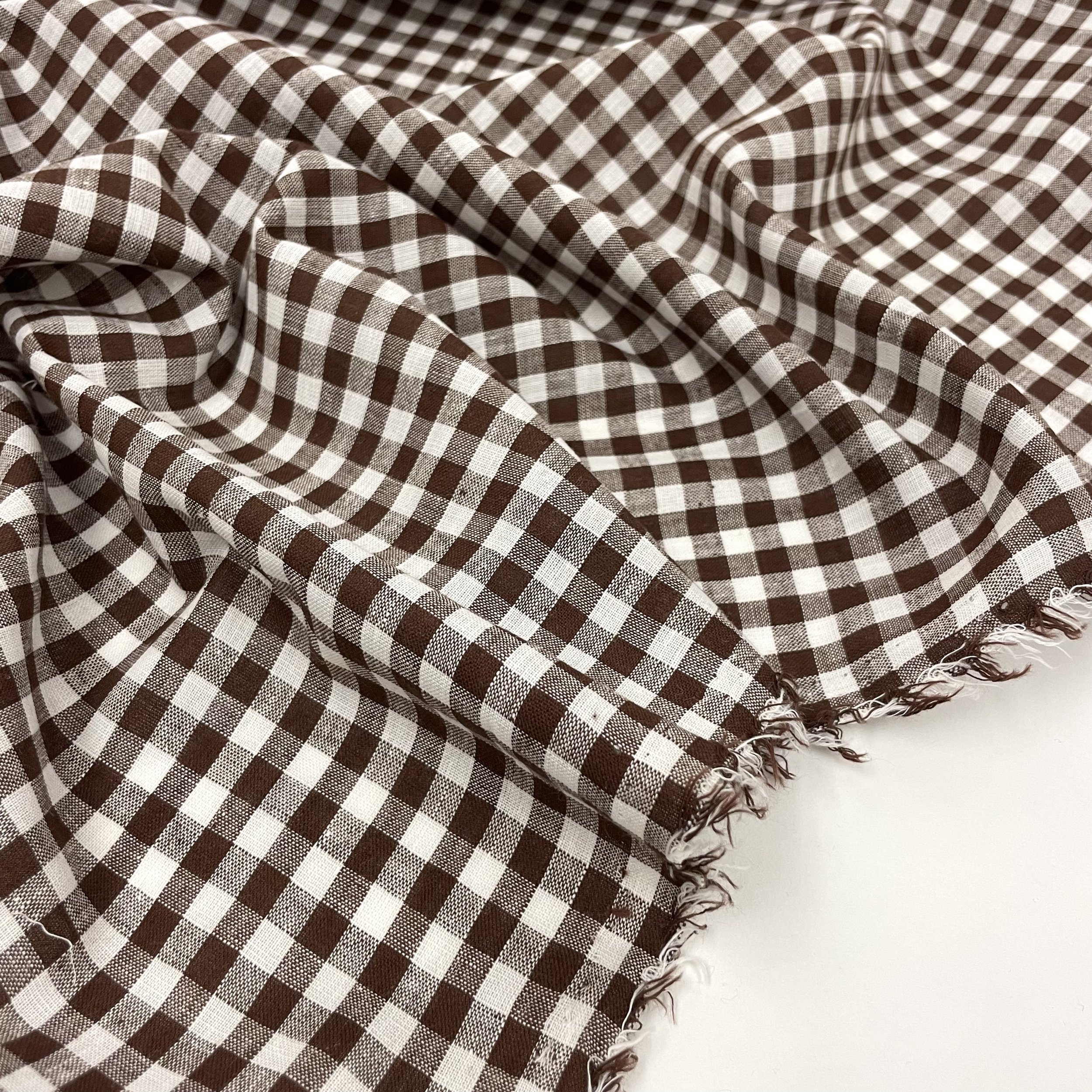 Hey Sew Sister - Cocoa Gingham - 6mm Cotton Gingham Fabric 3.jpeg