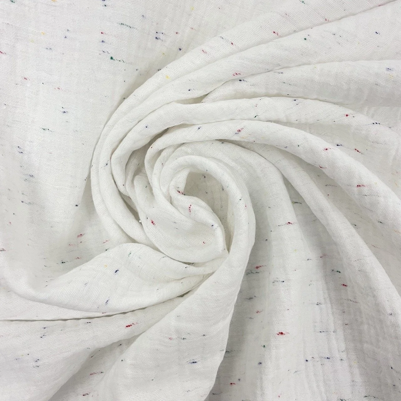 Hey Sew Sister - Speckled - Rainbow Speckle Cotton Double Gauze Fabric 3.jpeg