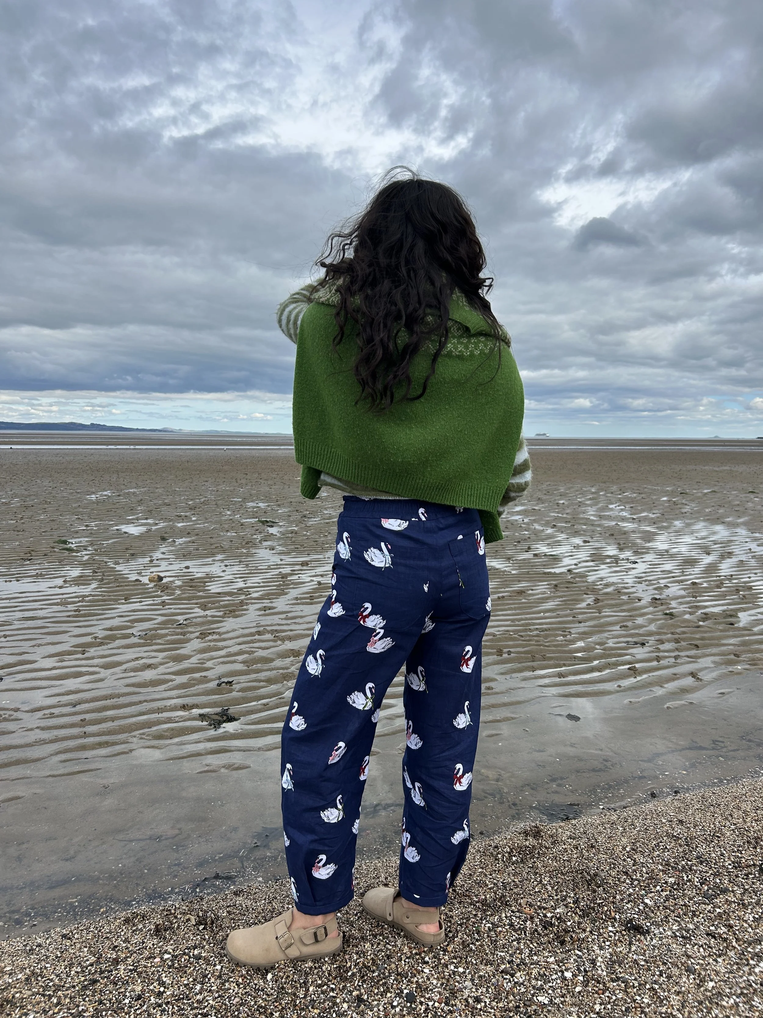 Hey Sew Sister - Odette Cotton Linen Fabric - Sew Liberated Chanterlle Pants 2.jpeg