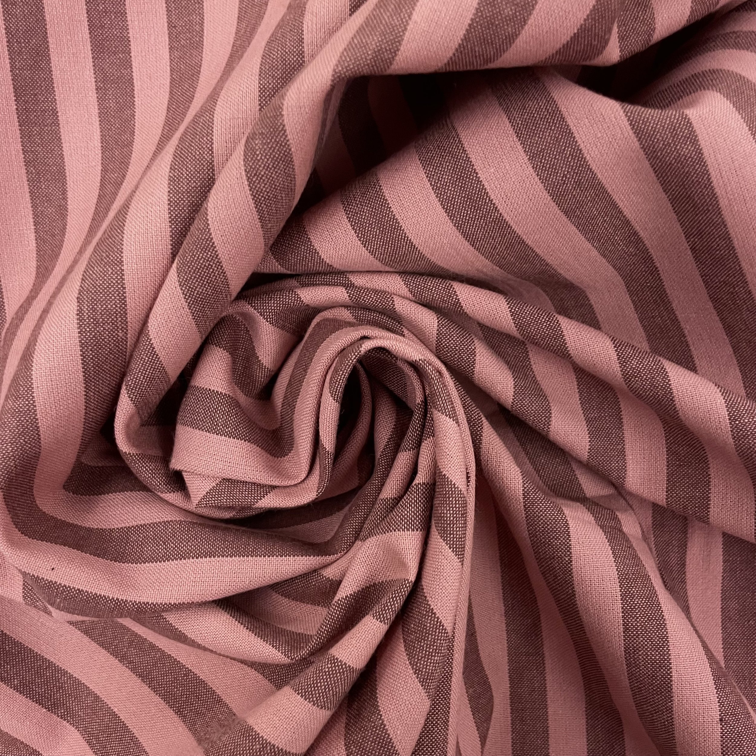 Hey Sew Sister - Fableism - Pink Wine Yarn Dyed Stripes from Sun Stripes - Cotton Fabric 3.jpeg