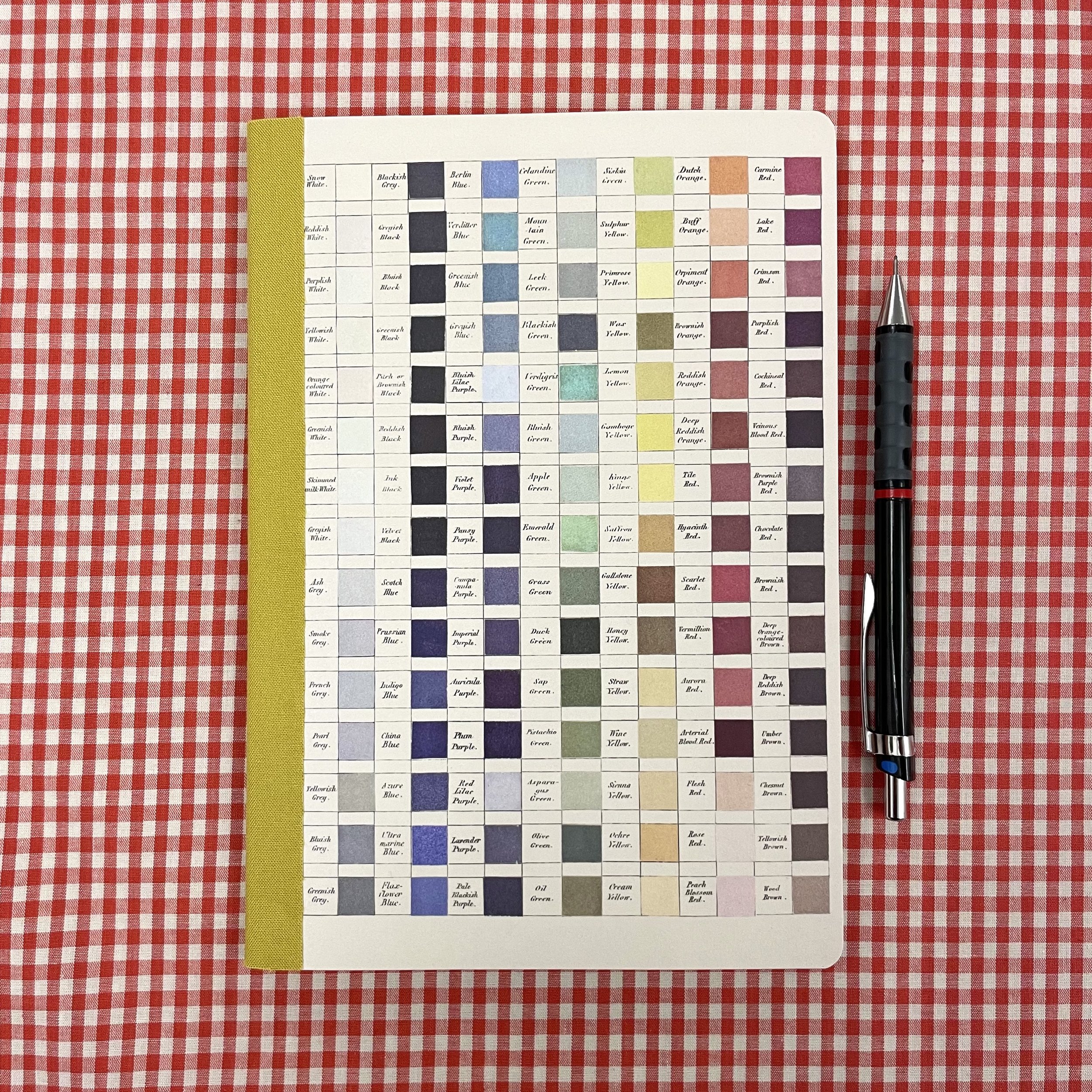 Hey Sew Sister - Roomytown - Werner's Nomenclature of Colours - A5 Notebook 1.jpeg