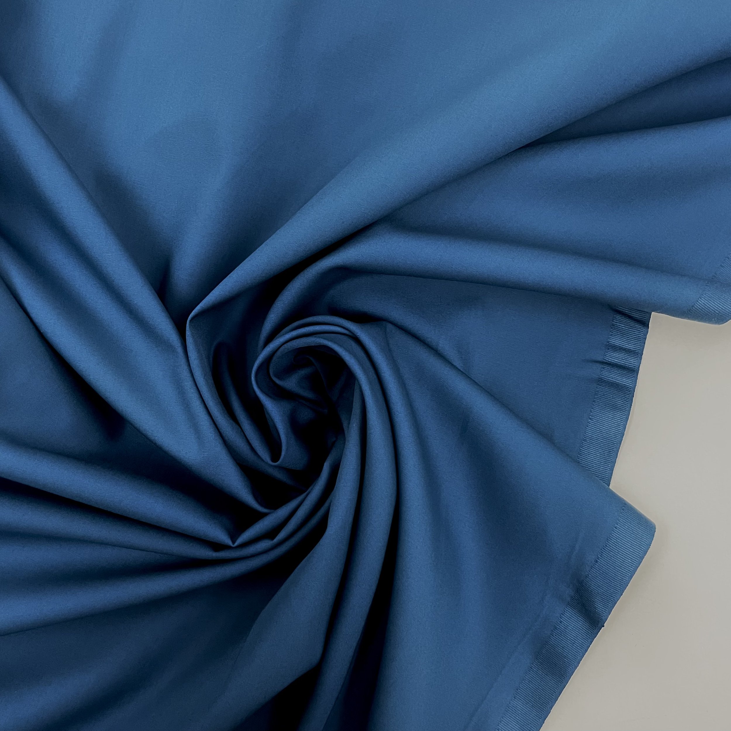 Hey Sew Sister - GOTS Certified Organic Cotton Poplin Dress Fabric For Sewing - Sapphire Blue 3.jpeg
