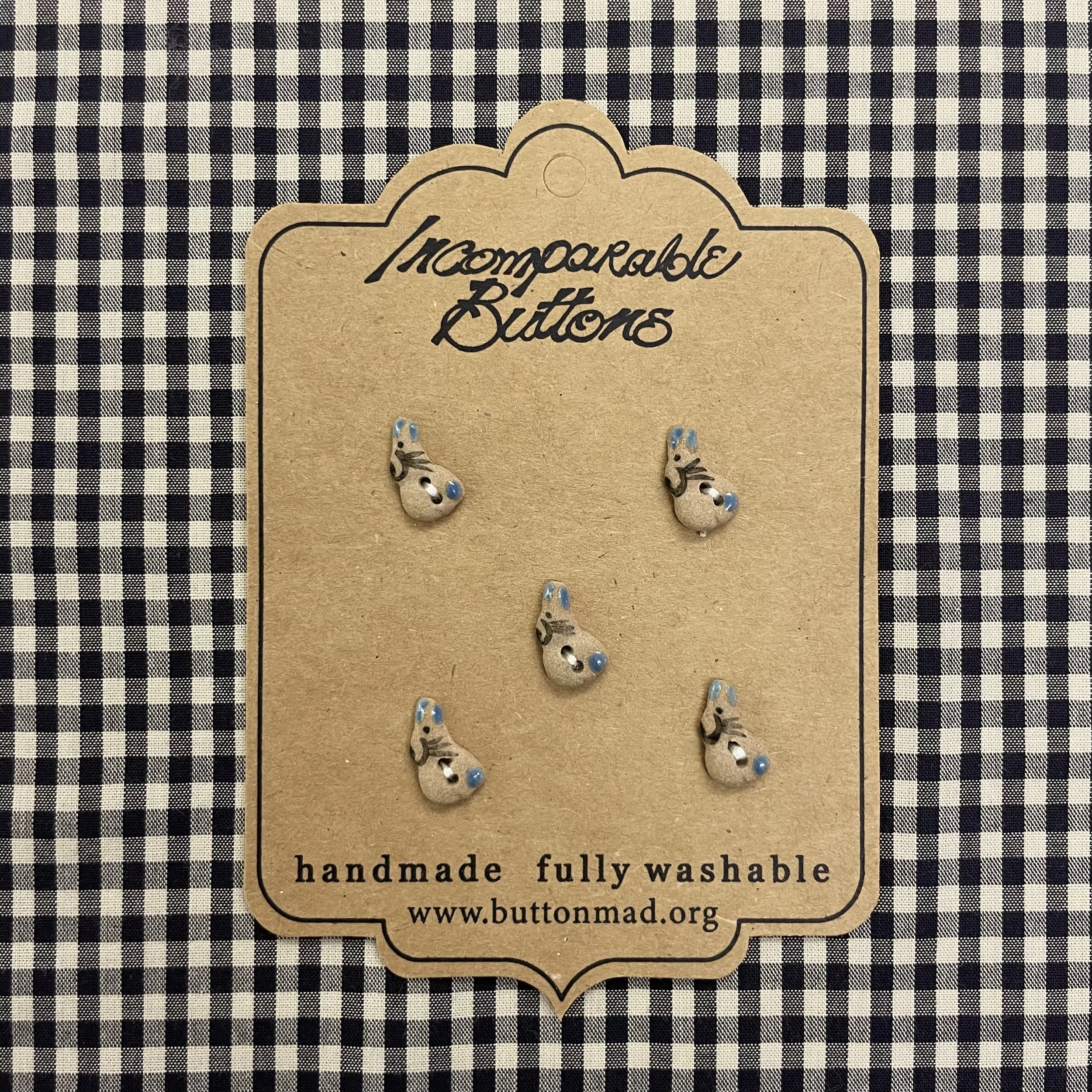 Hey Sew Sister - Incomparable Buttons - Ceramic Buttons - Tiny Bunnies.jpeg