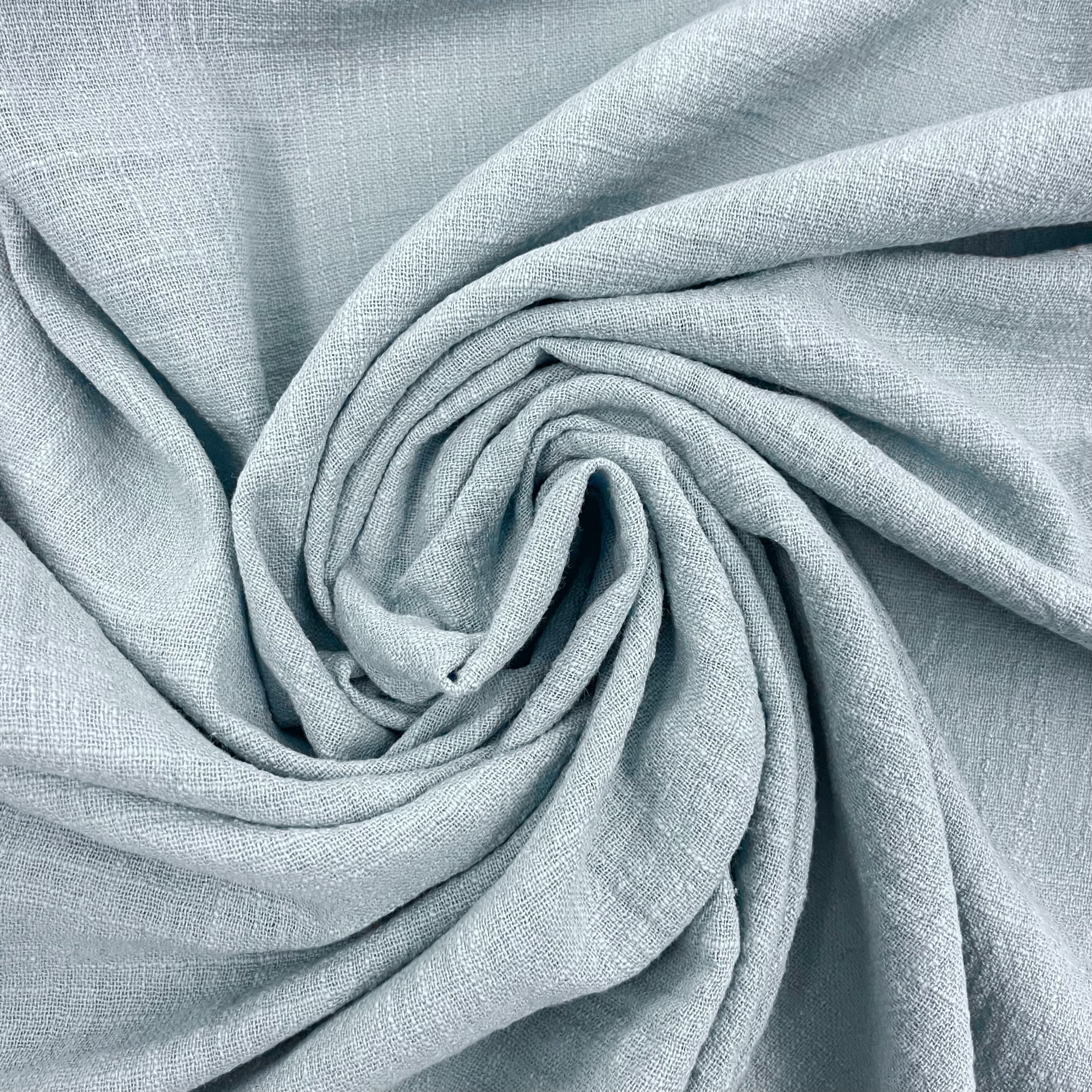 Hey Sew Sister - Lightweight Slub Cotton Fabric - Powder Blue 4.jpeg