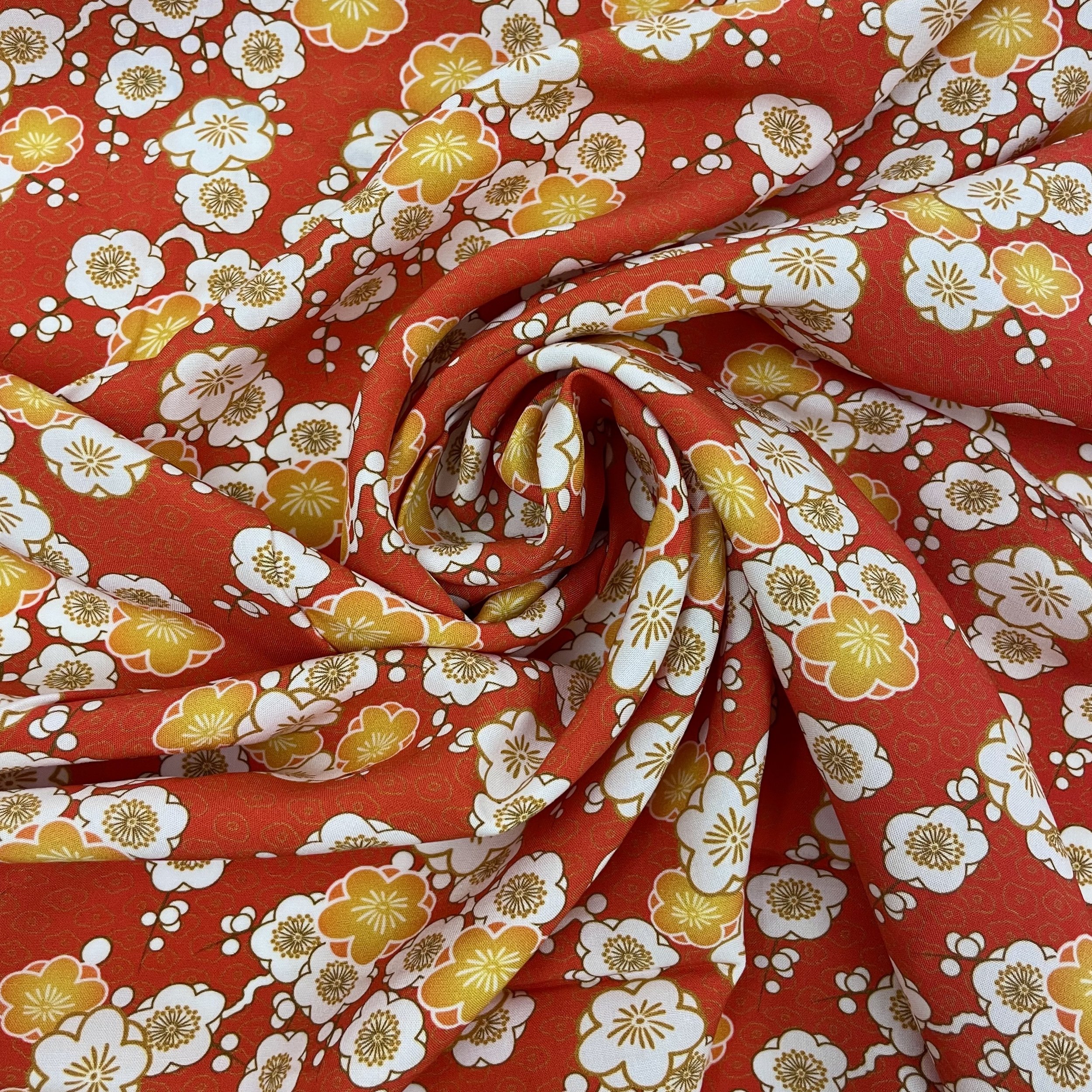 Hey Sew Sister - V&A Serenity in Japan - Ume Red - Japanese Print Viscose Dress Fabric 3.jpeg