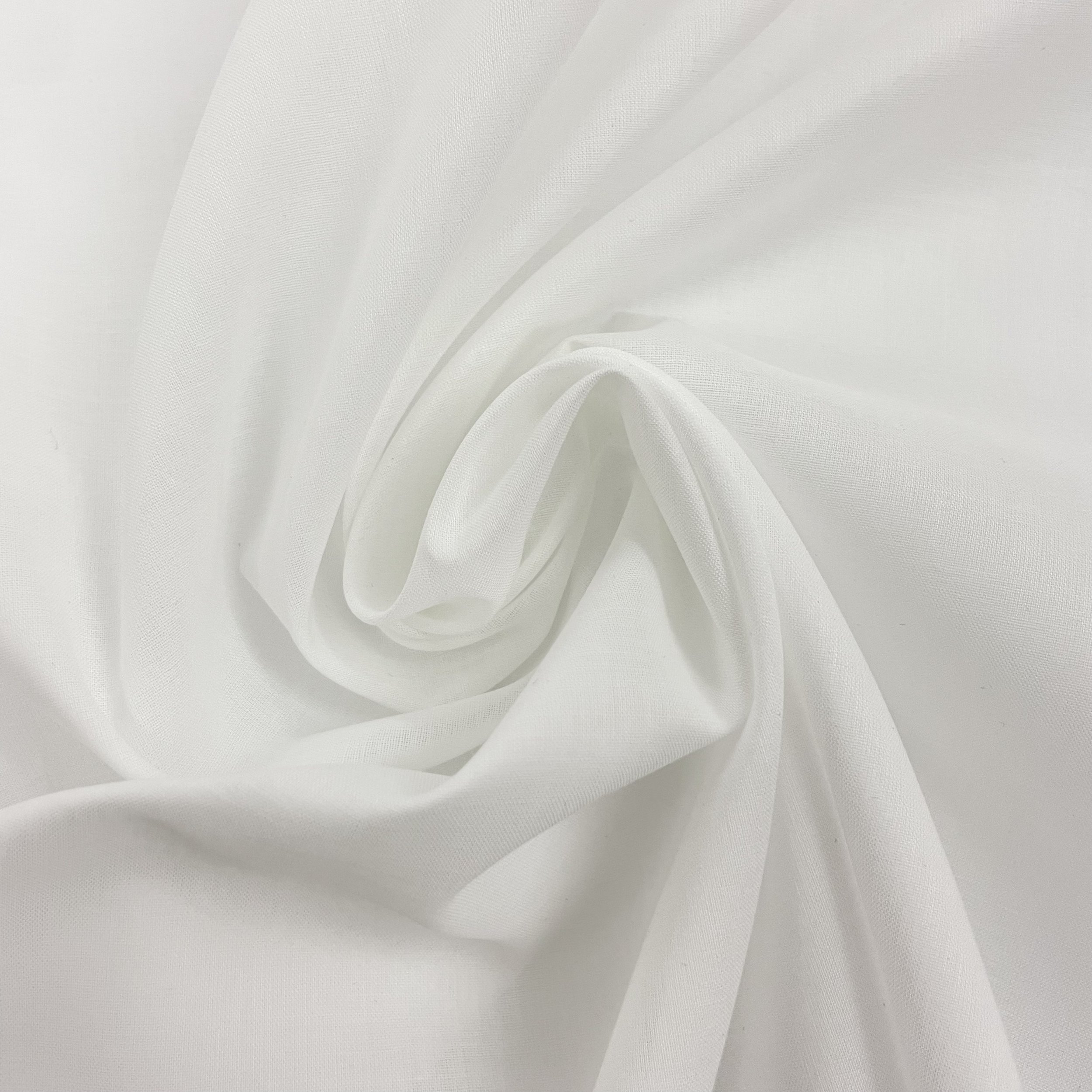 Hey Sew Sister - Organic Cotton Voile Fabric - White 3.jpeg