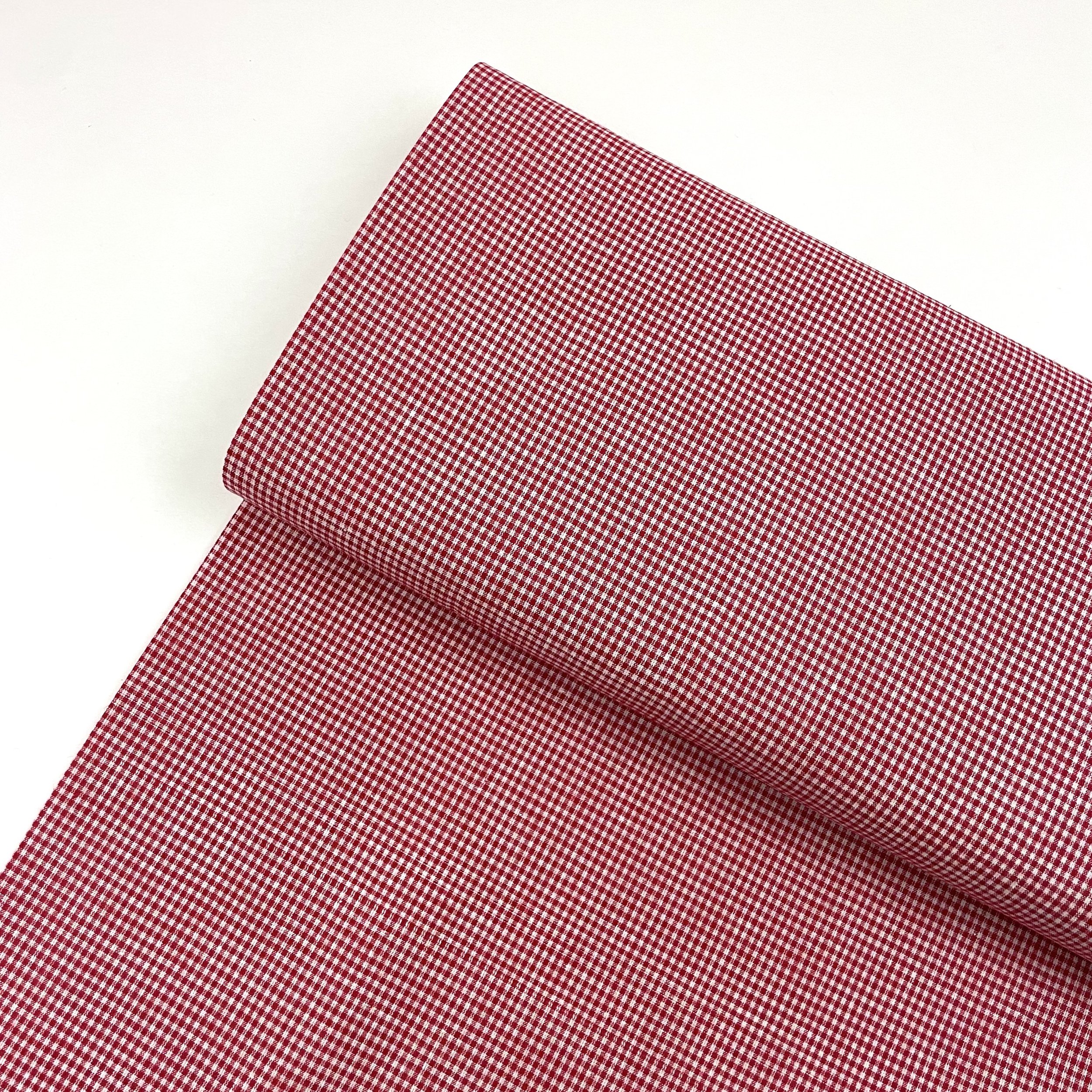 Hey Sew Sister - Tiny Gingham - Cotton Gingham Fabric - Jam 1.jpeg