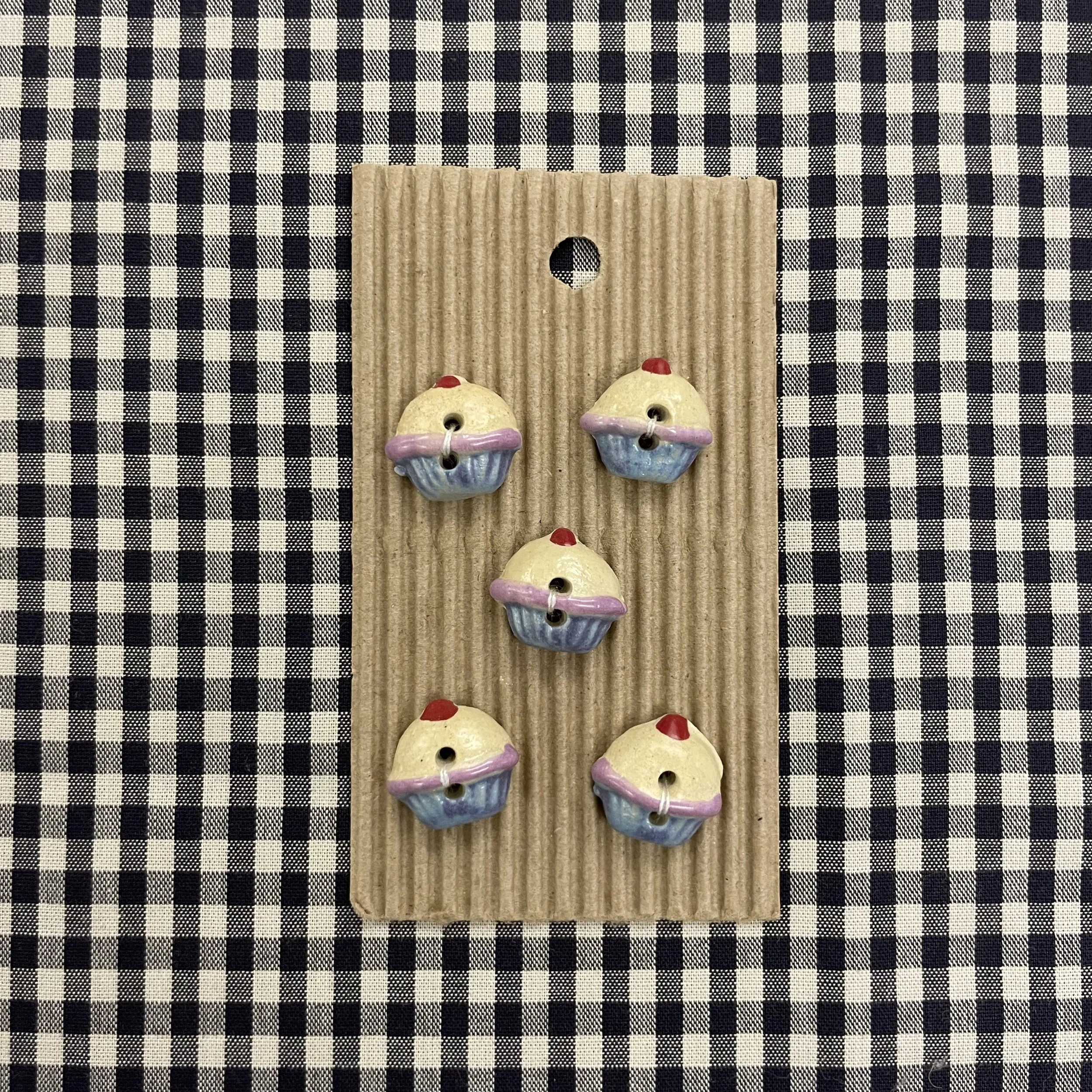 Hey Sew Sister - Incomparable Buttons - Ceramic Buttons - Cupcakes.jpeg
