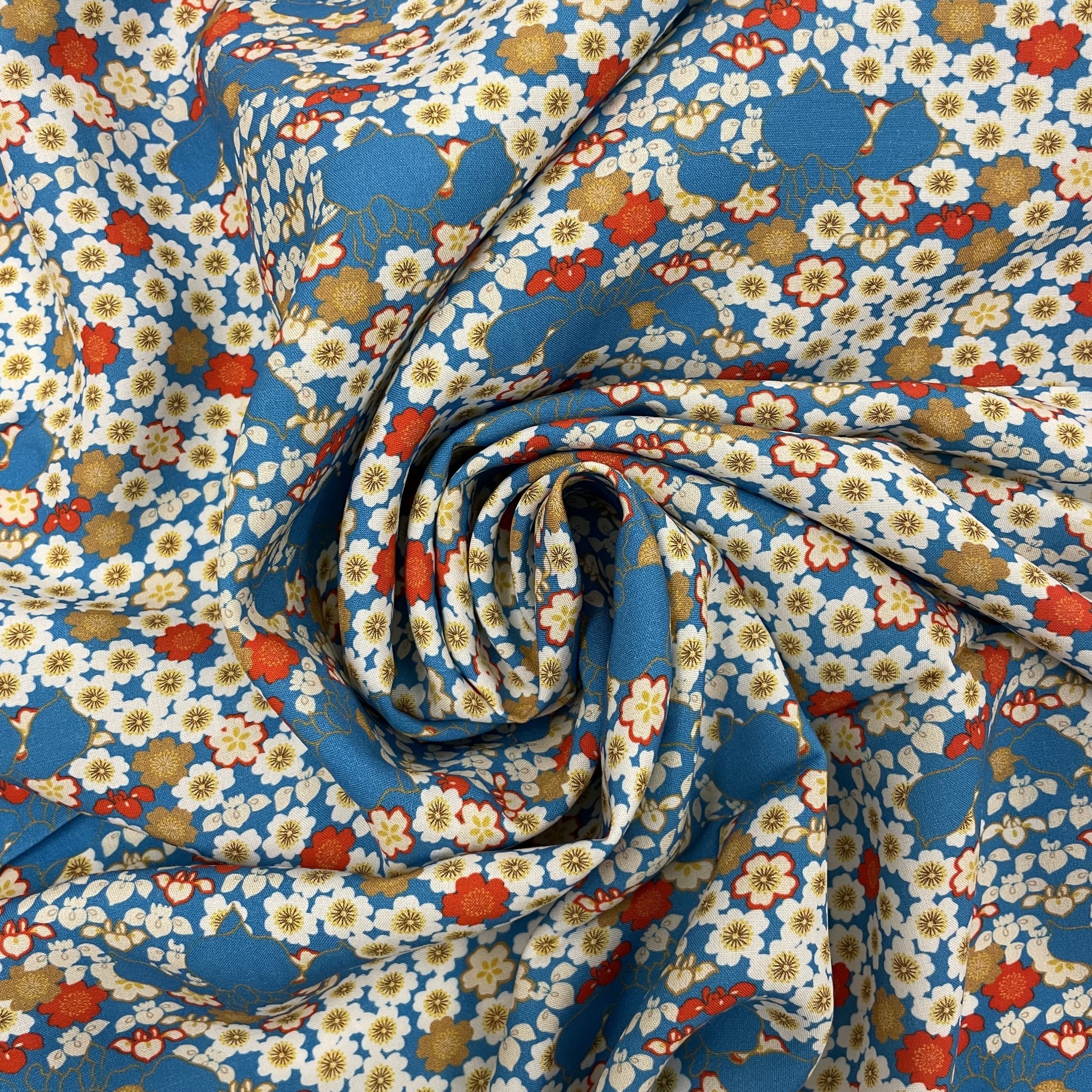 Hey Sew Sister - V&A Serenity in Japan - Sakura - Japanese Print Viscose Dress Fabric 3.jpeg
