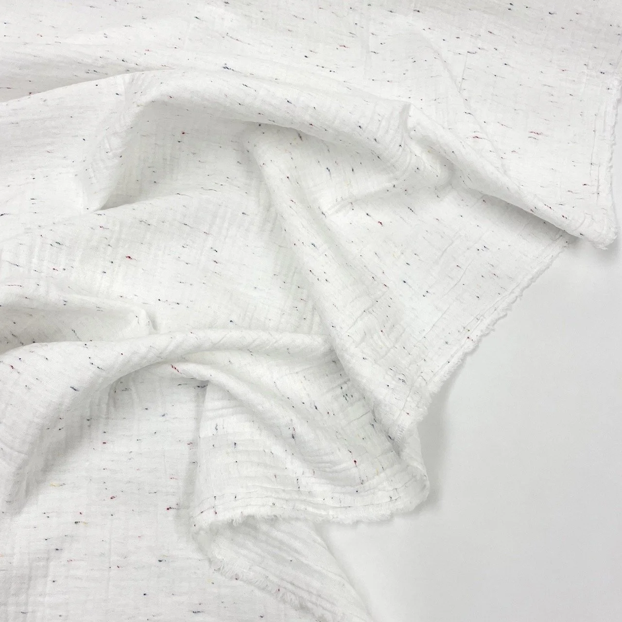 Hey Sew Sister - Speckled - Rainbow Speckle Cotton Double Gauze Fabric 1.jpeg
