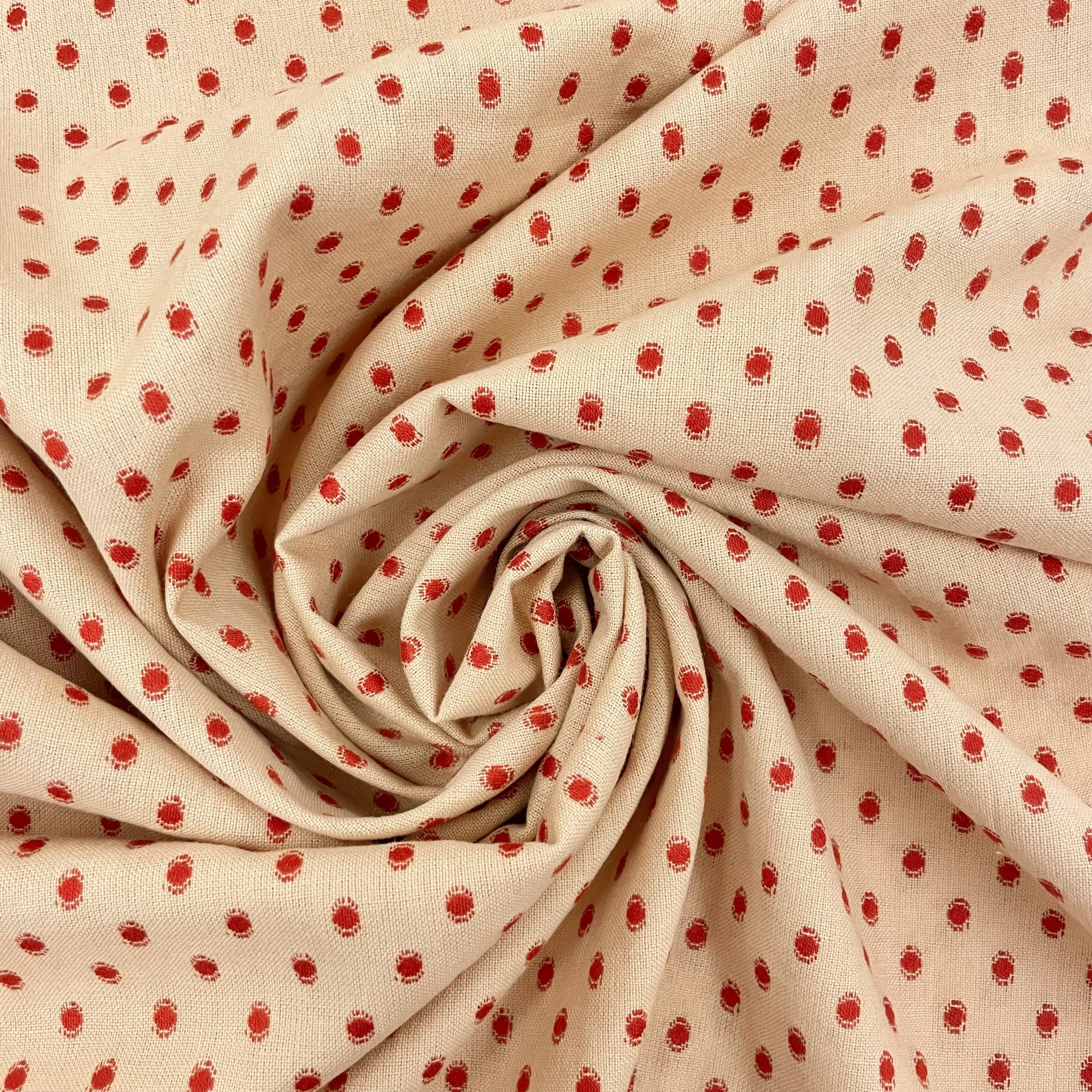 Hey Sew Sister - Anna Maria Textiles - Raindrops - Yarn Dyed Woven Cotton Fabrics - Chai 3.jpeg