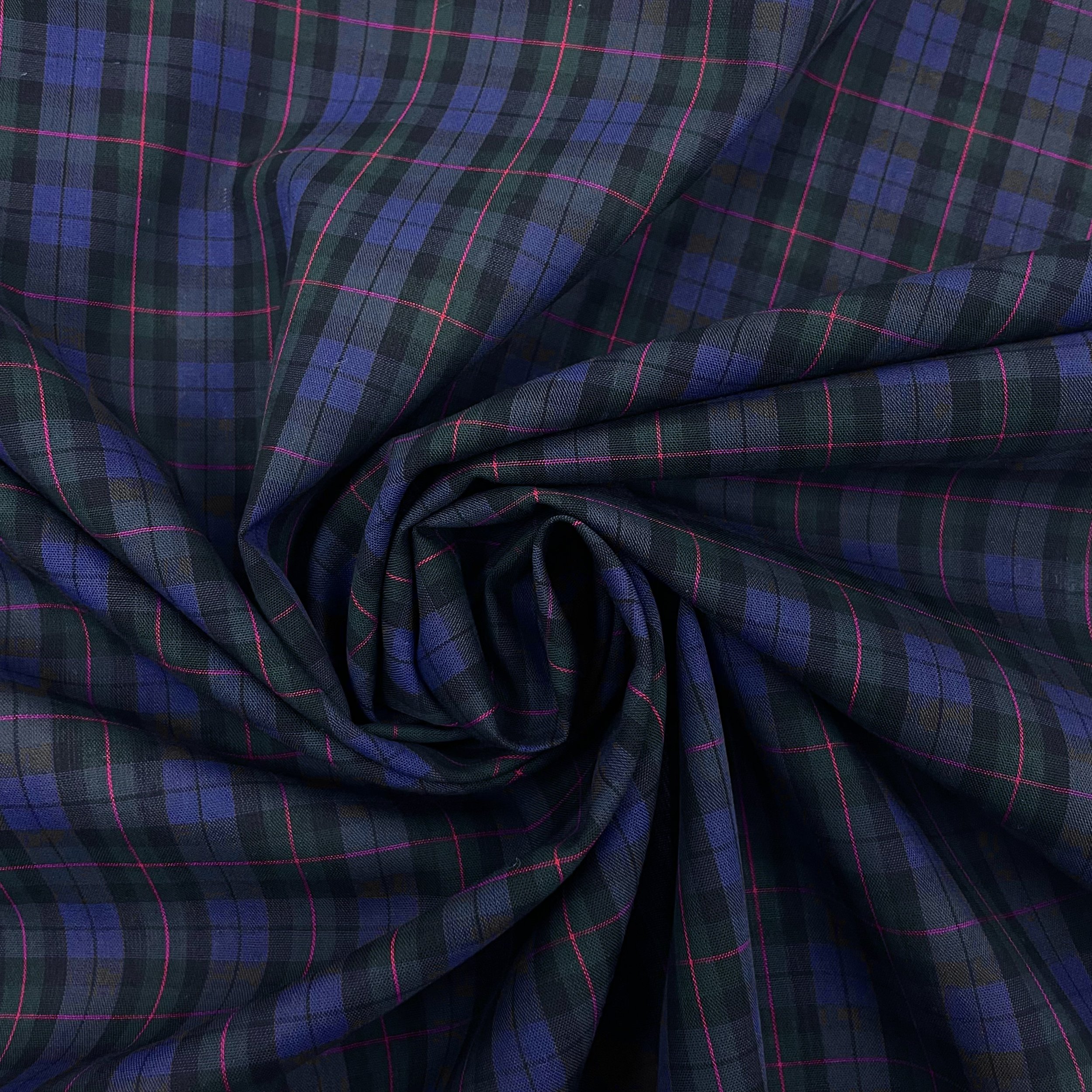 Hey Sew Sister - Eilidh - Tartan Yarn Dyed Cotton Fabric 4.jpeg