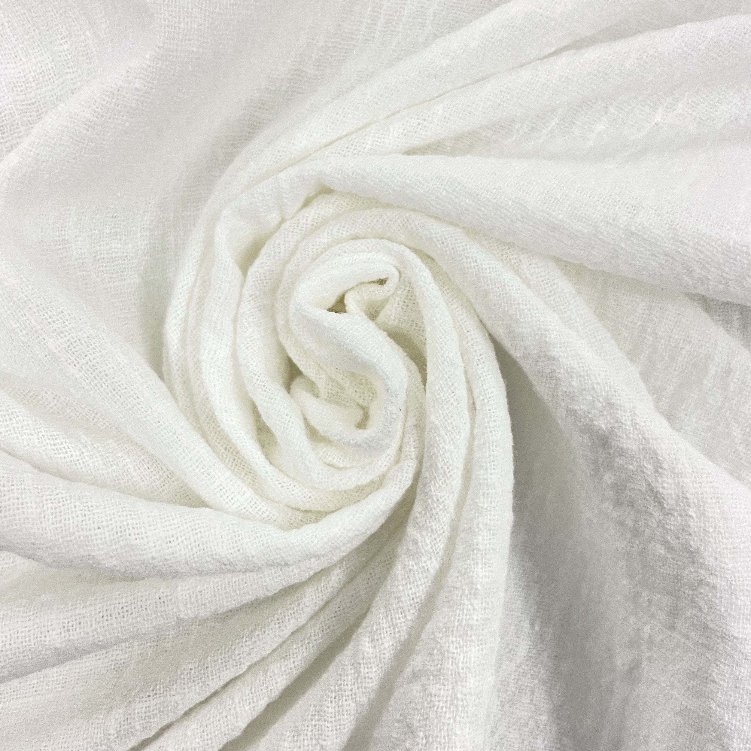Hey Sew Sister - Lightweight Slub Cotton Fabric - White 3.jpeg