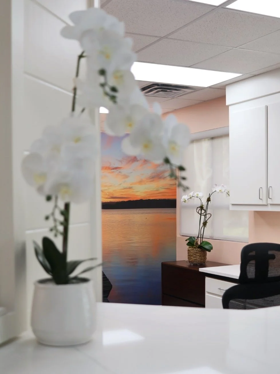 Welcoming front desk area