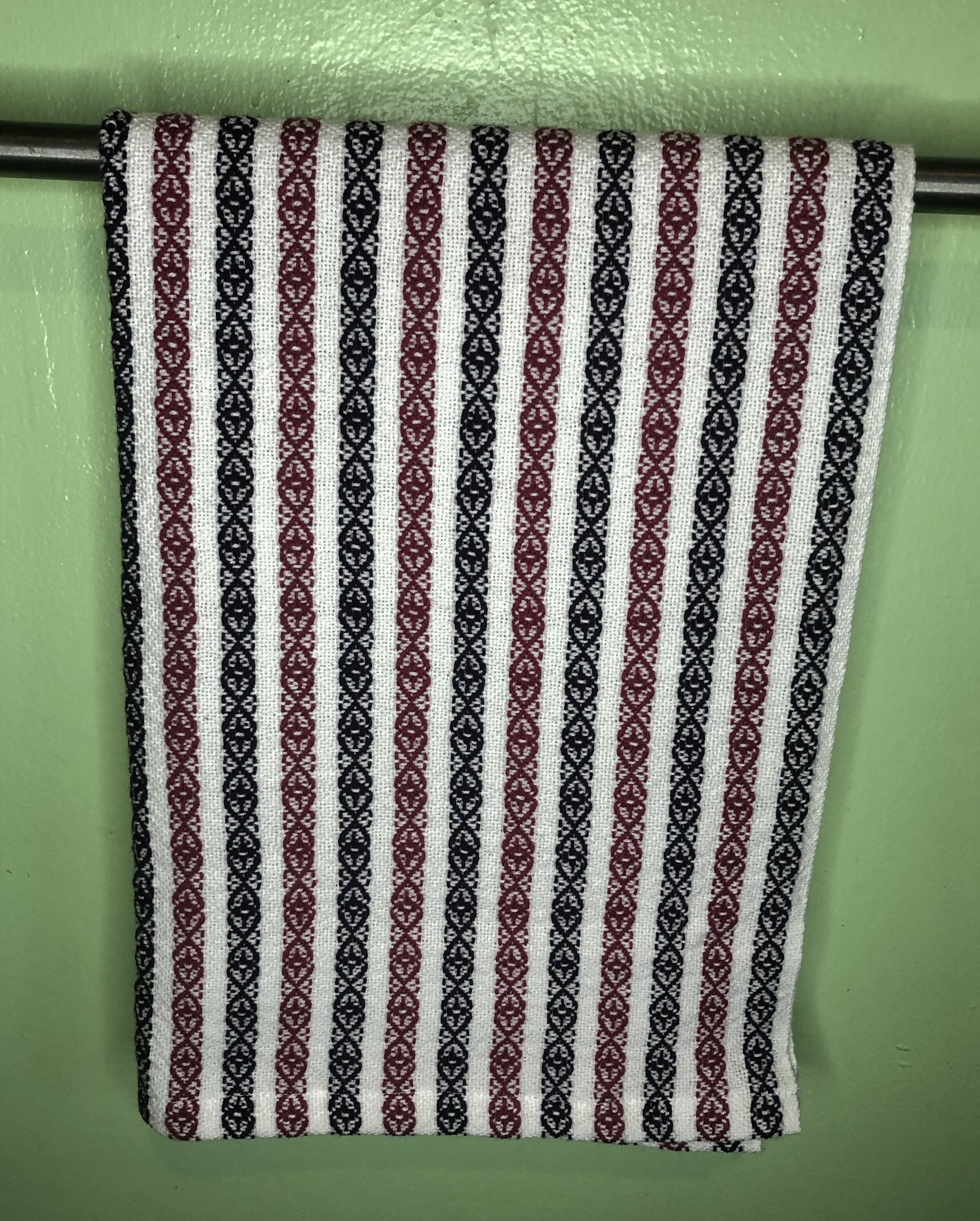 Purple and Raspberry Hand Towel