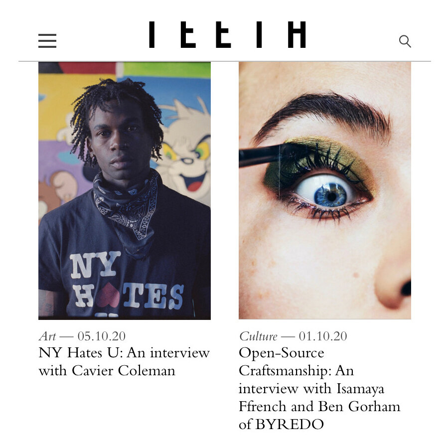 Interview with Cavier Coleman by Dash Kolos for Teeth Magazine