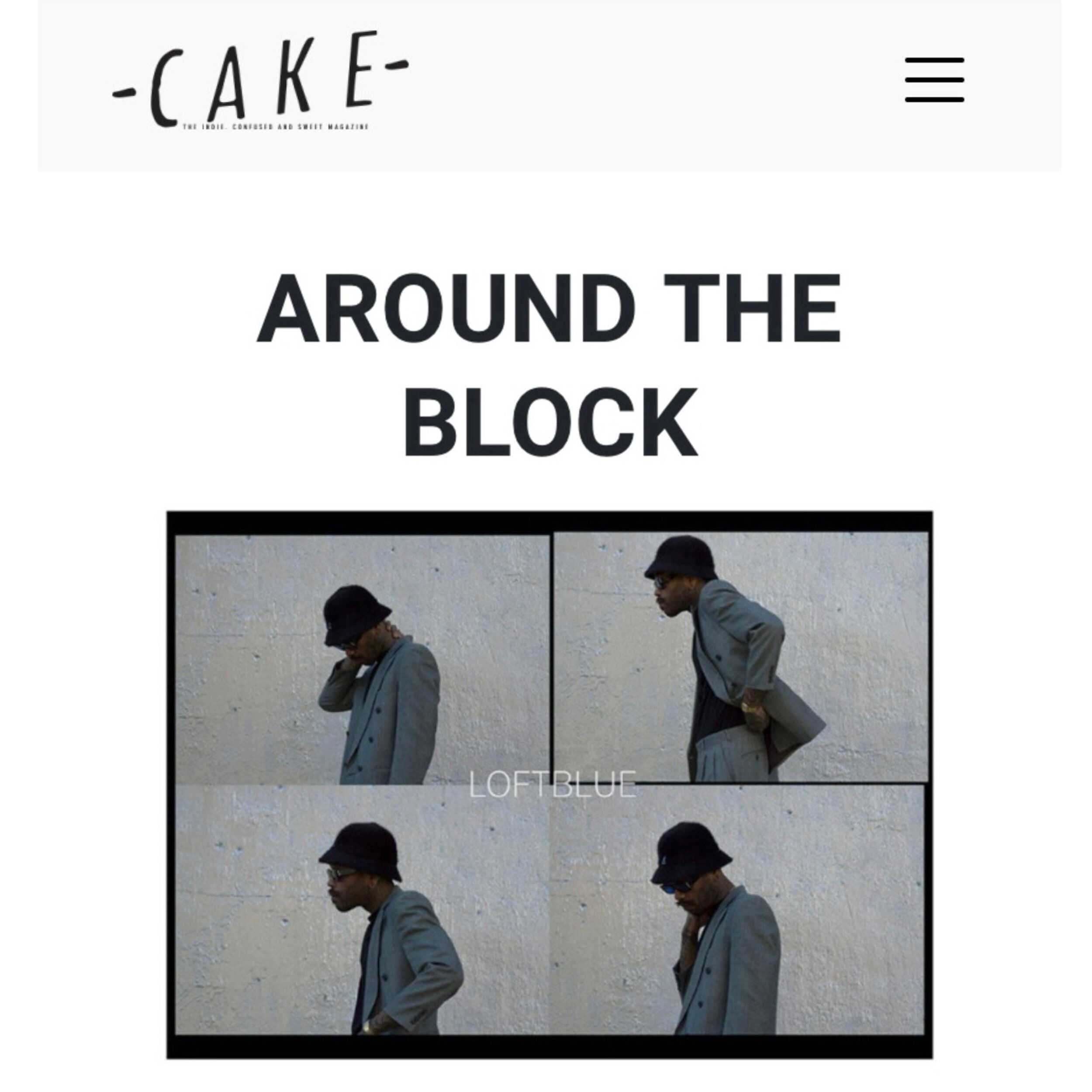 Around the Block with LofBlue for Cake Magazine 