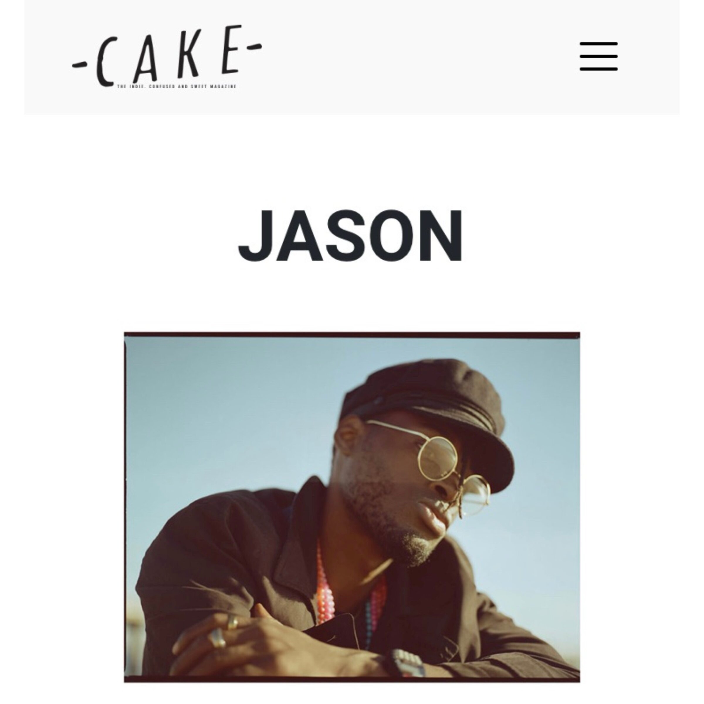 Ocean View with Jason Kusimo for Cake Magazine