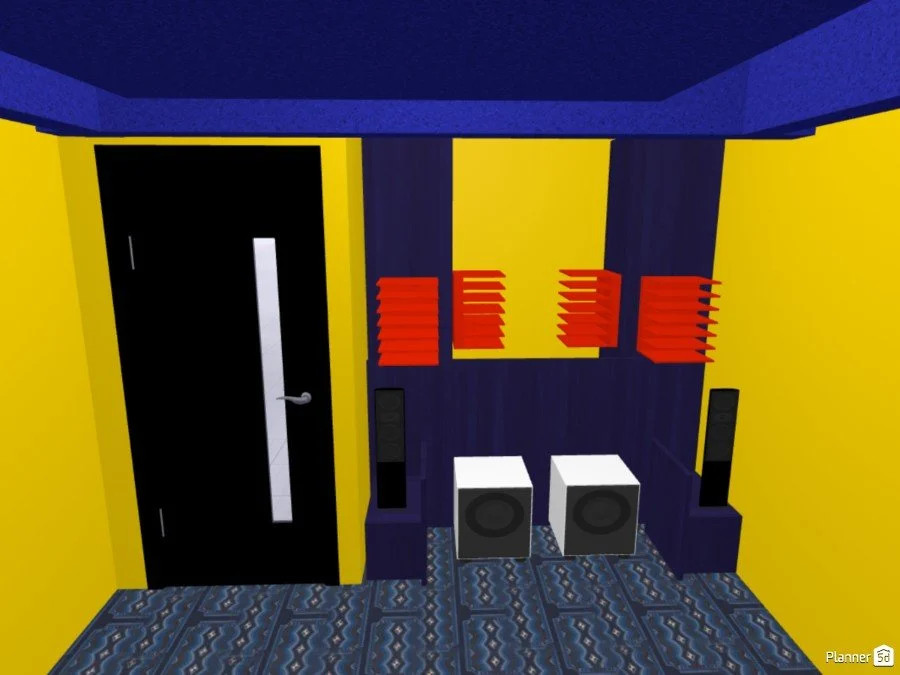 Home Theater 3D Render view 13