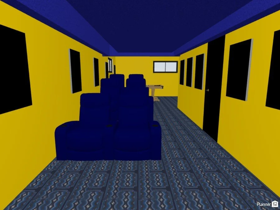 Home Theater 3D Render view 16