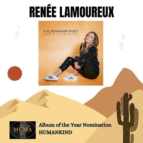 Thank you @mcma204 for nominating my album #humankind in the album of the year category. It is always a privilege to be recognized for all our hard work and I am humbled to be included. ✨

Voting is now open and I would be honoured if you&rsquo;d con