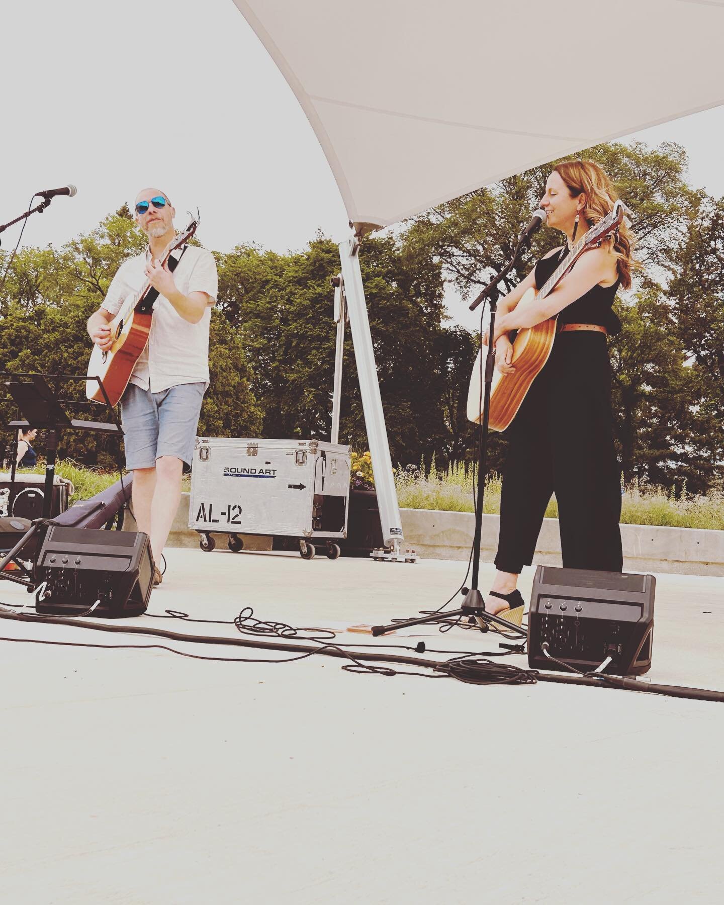 What a lovely day at the Leaf! 🍃So great to perform again and a big thanks to everyone who came out! 🌼 
Let&rsquo;s do it again!! ☀️