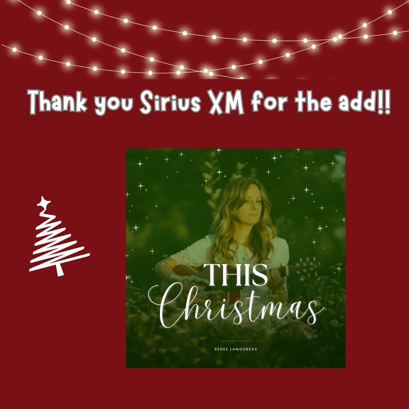 Thanks so much for the add @siriusxmcountry!! 😘 

Check out the music on ch 171 including my new holiday song This Christmas!! 
🎄🎄🎄🎄🎄🎄🎄