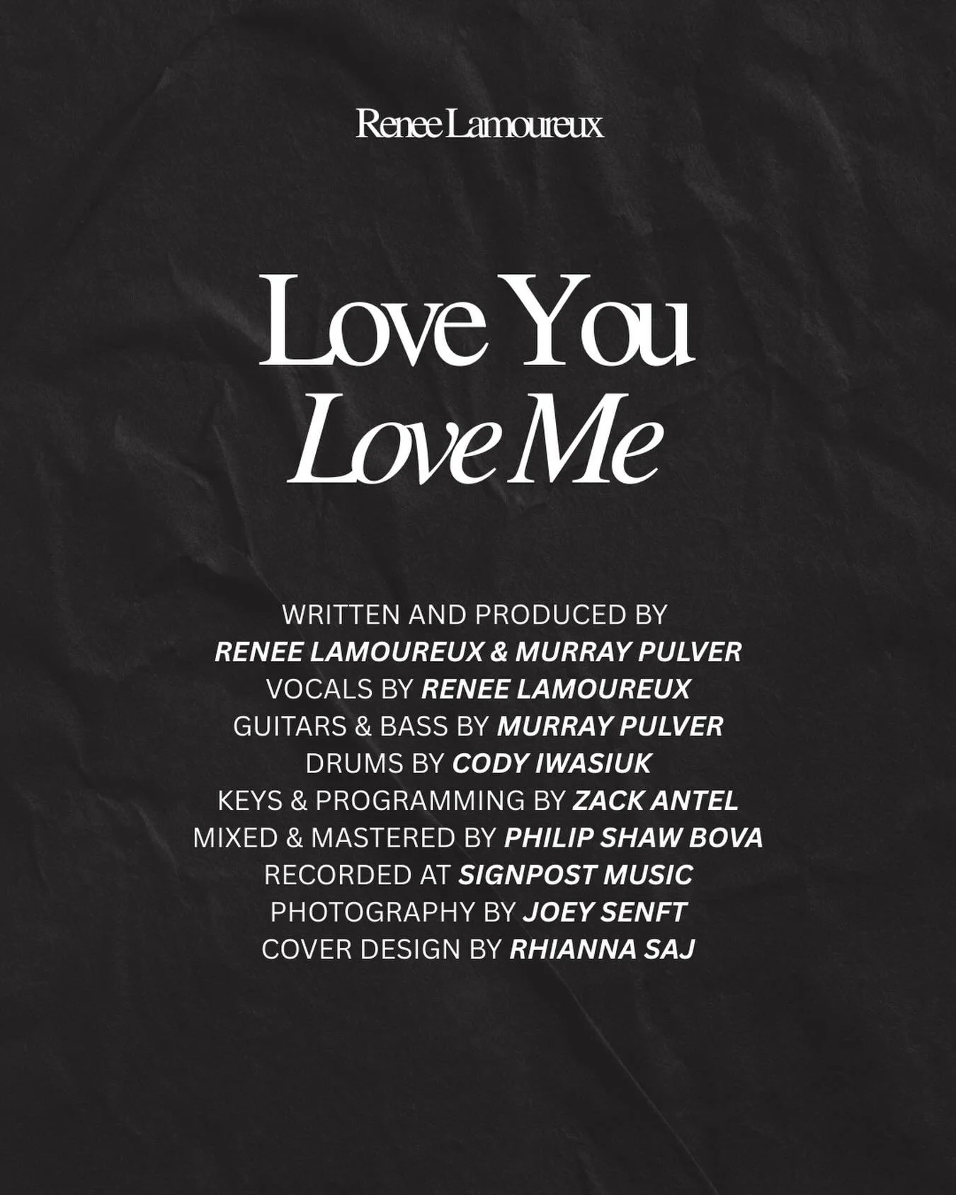 Huge appreciation for the incredible musicians and humans who help bring my ideas to life!! 💗

What I imagine becomes real because of your talent, and I never take for granted how lucky I am to be surrounded by such amazing people. ✨🎶
@pulvermurray