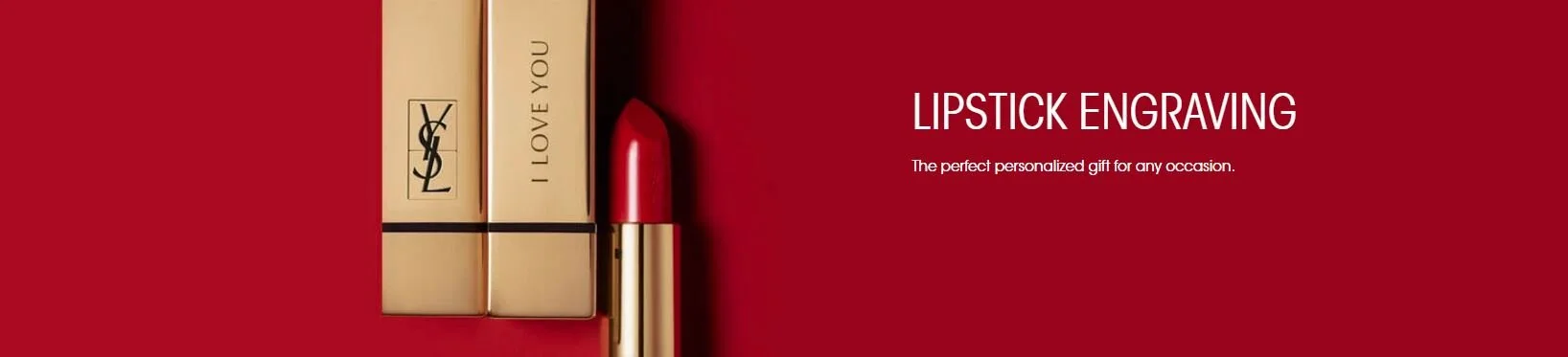 5. YSL Beauty Lipstick Engraving