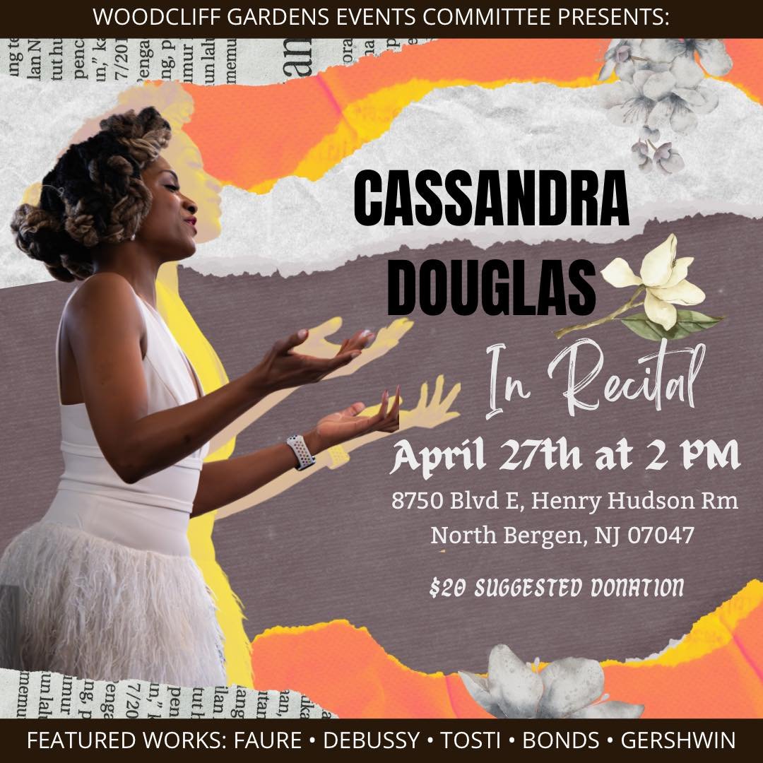 Join me this Saturday, April 27th, 2pm at Woodcliff Gardens for a Springtime celebration of blooming beauty! Get ready to immerse yourself in music and the vibrant colors of the season. Reserve your seat now, as seating is limited. Click the link bel