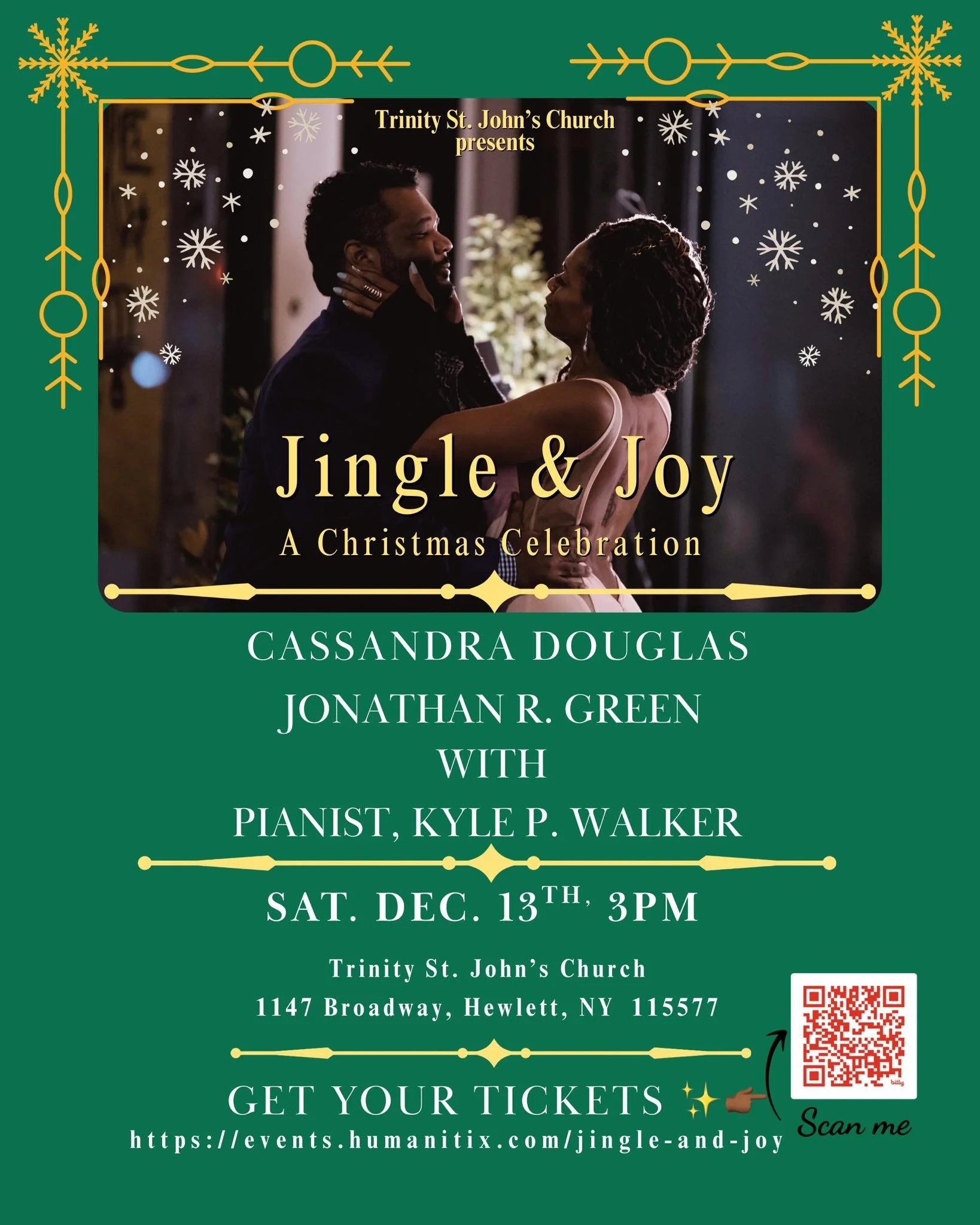 🎄✨ What&rsquo;s Next?! A Christmas Celebration! ✨🎄

I&rsquo;ve cooked up another Holiday Recital to ring in the most wonderful time of the year! 🎶 Join Jonathan R Green, Kyle Walker, and me at Trinity-St. John's Episcopal Church for an afternoon f