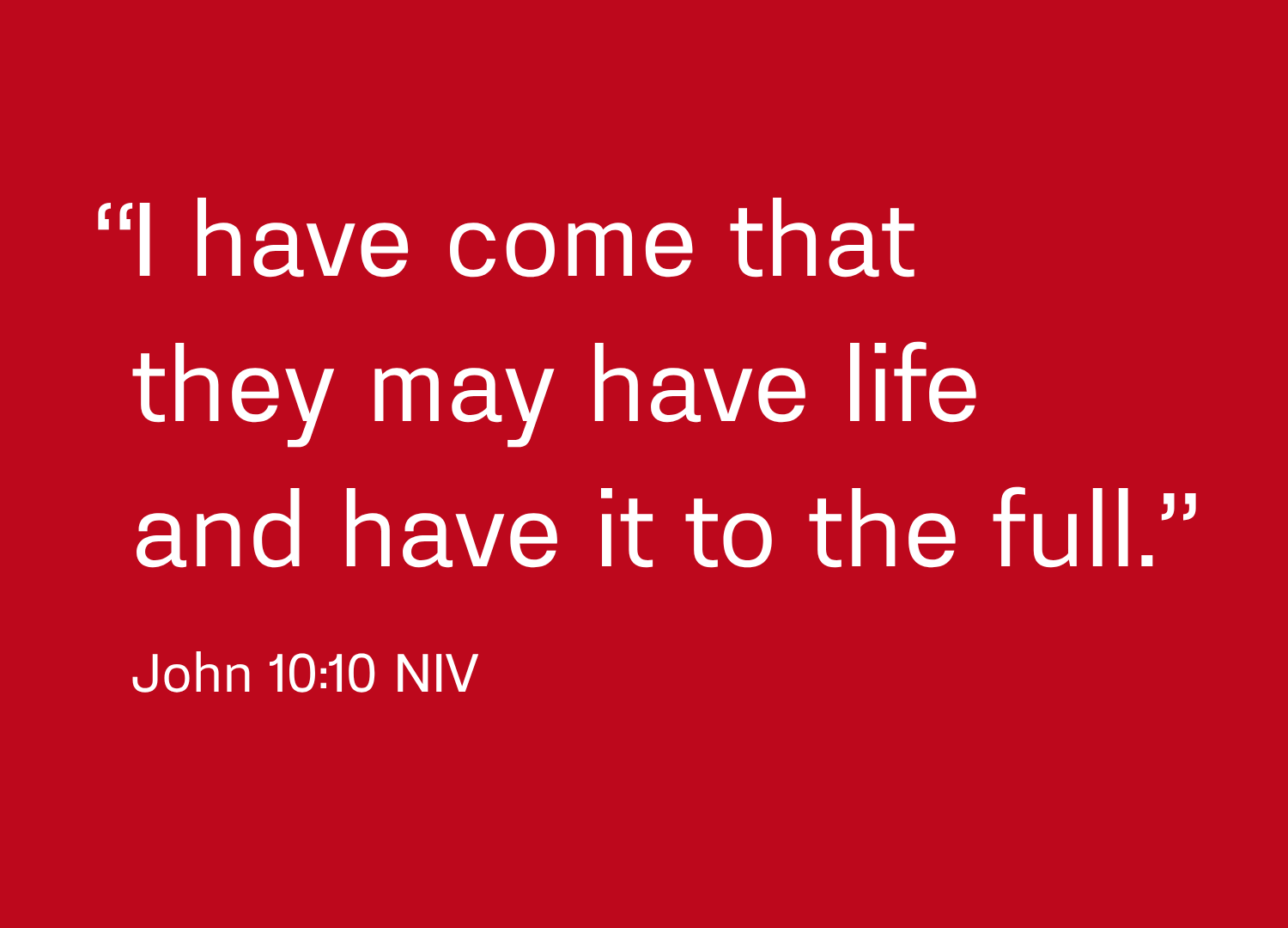John10:10