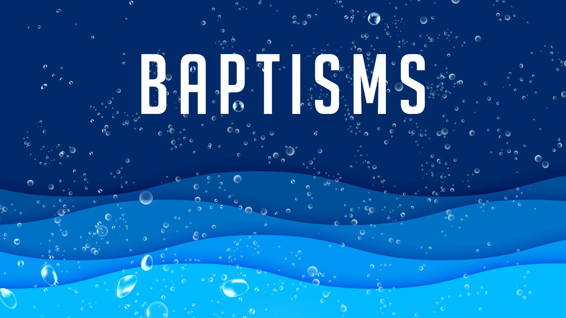 Baptism Living Word Family Church