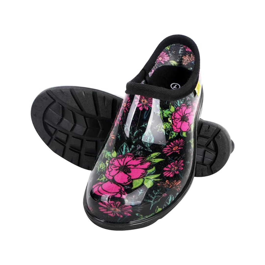Waterproof Slip-On Rubber Garden Shoes for Women (Sizes 6 - 10)