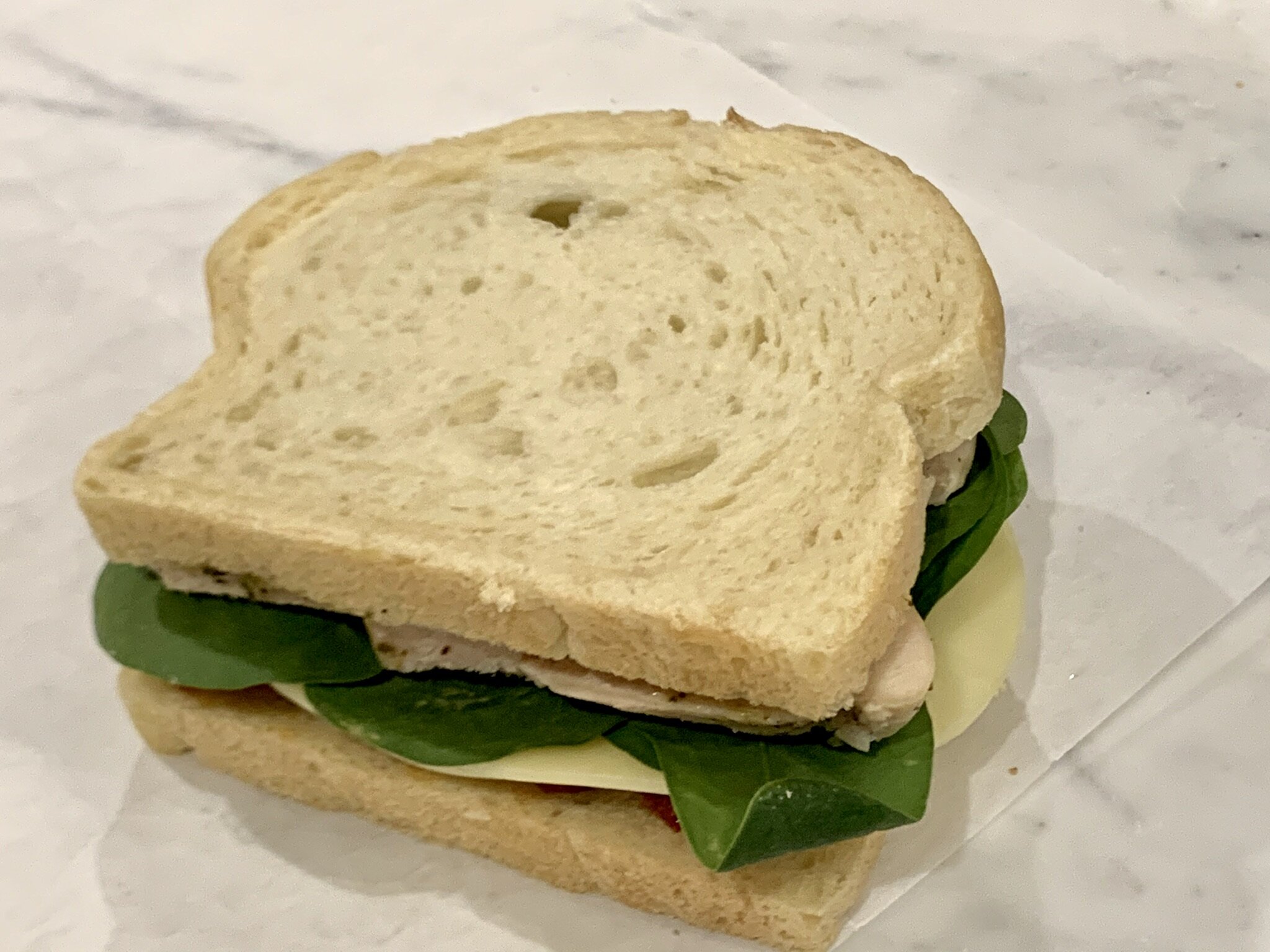 f) Top sandwich.