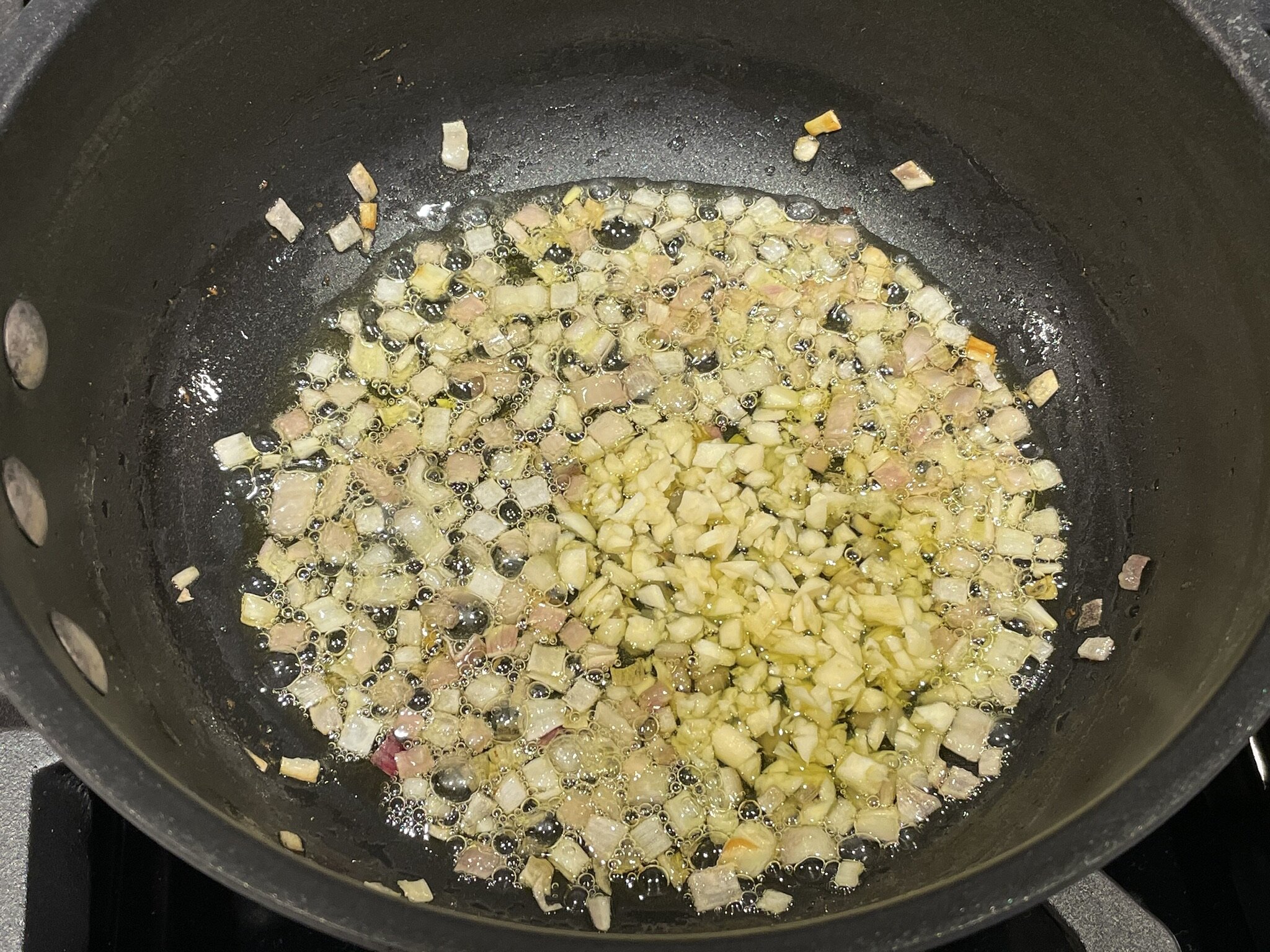 Add garlic.