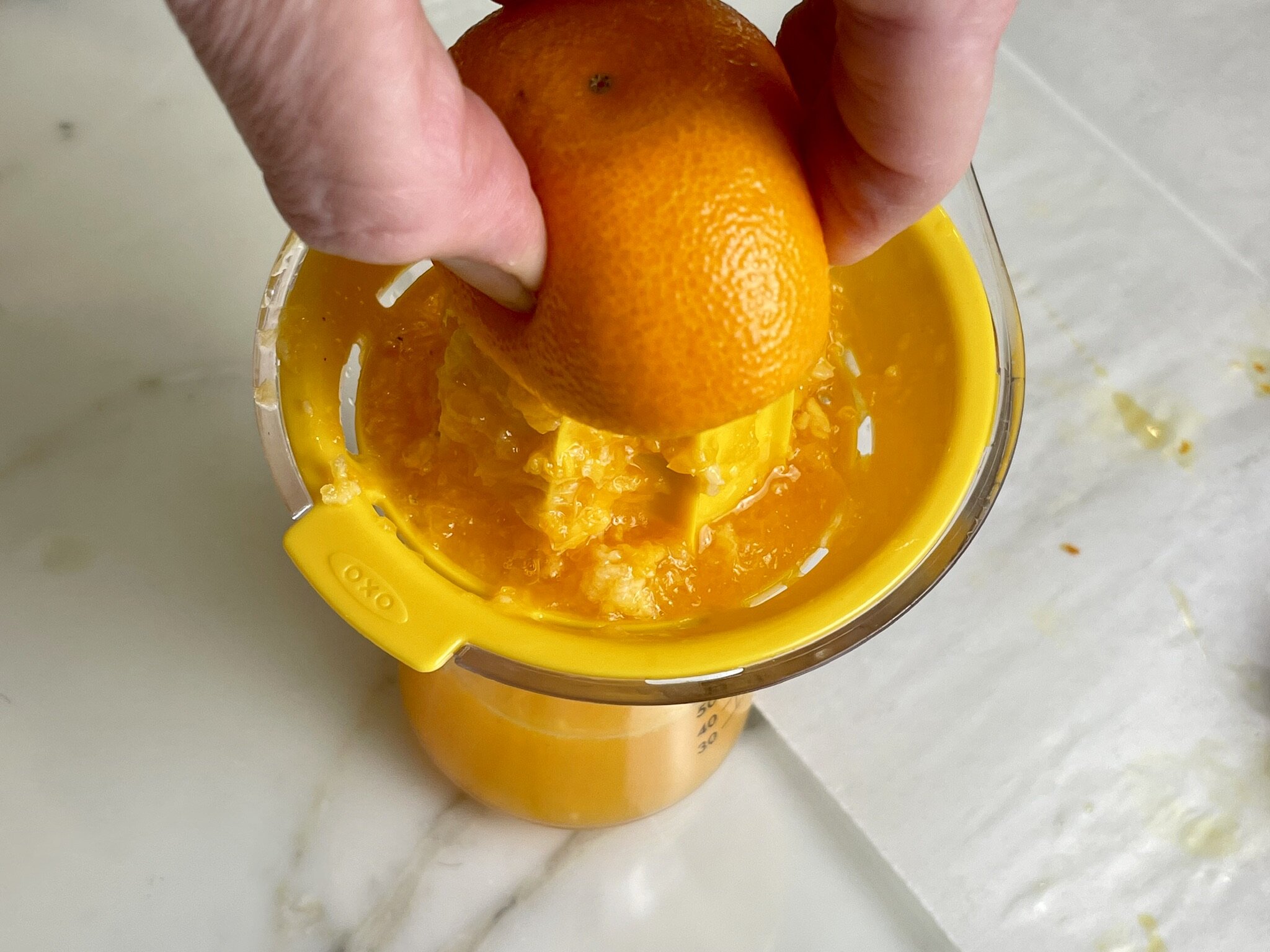 Juice clementines.