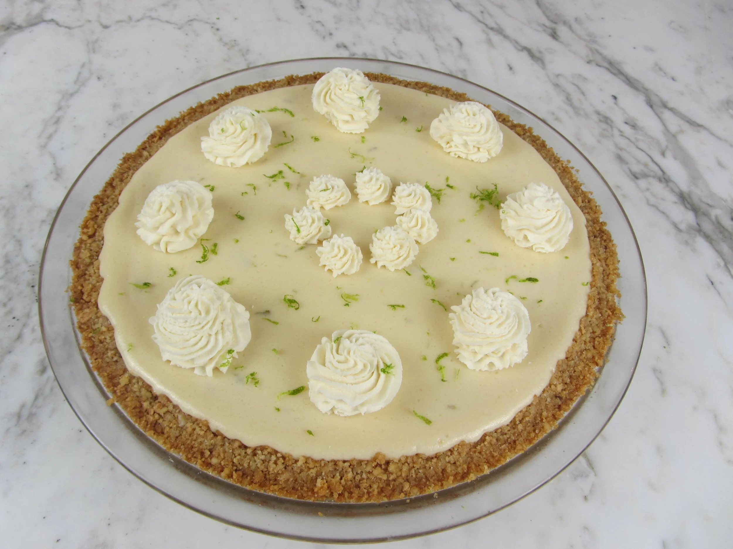 Add fresh lime zest.