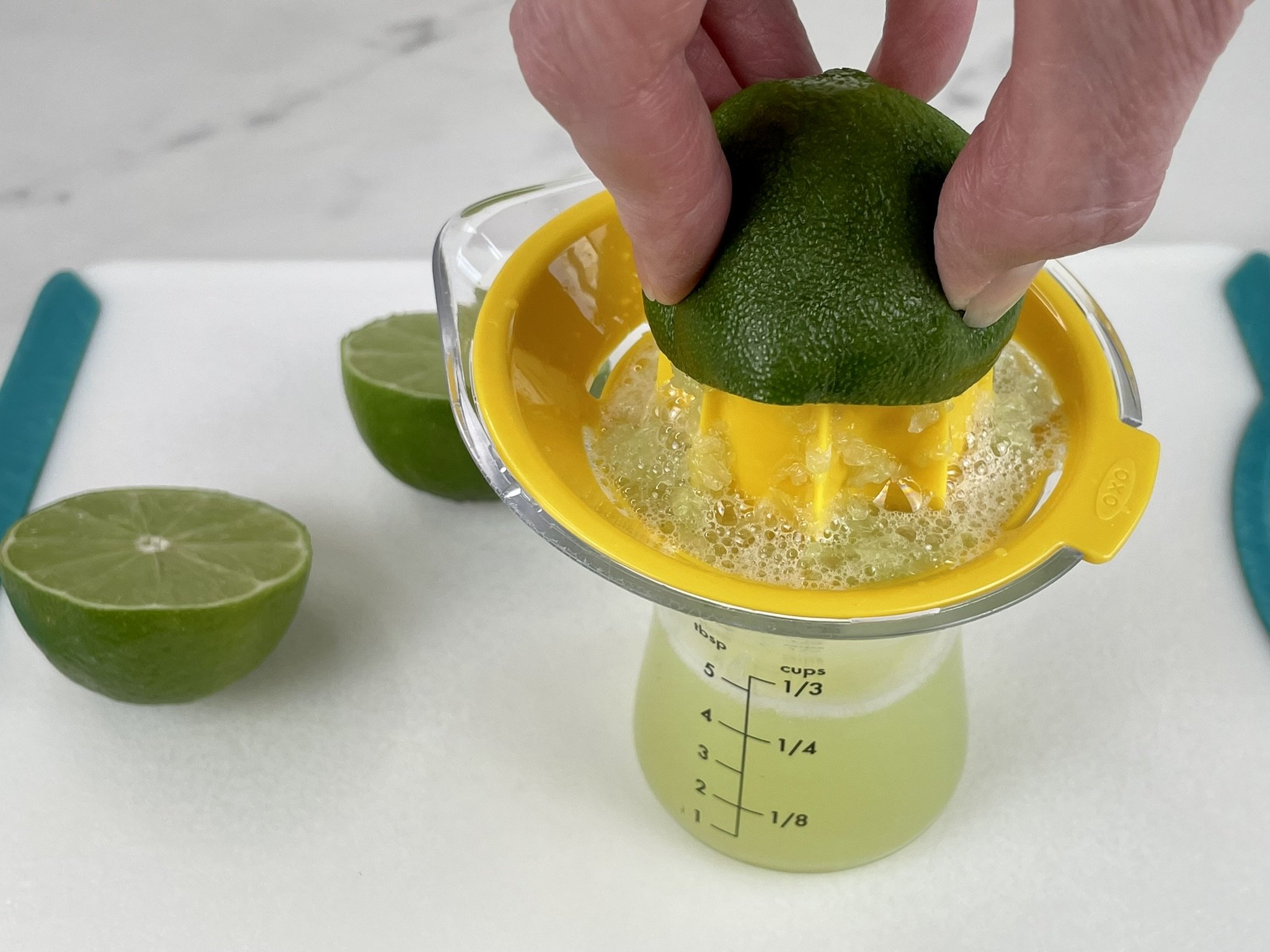 Squeeze lime.